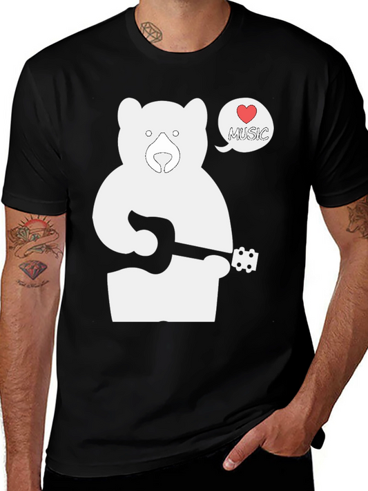 Bear Loves Music T-Shirt