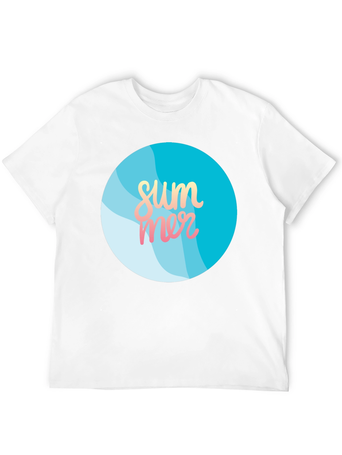Summer Vibes Black Graphic Tee