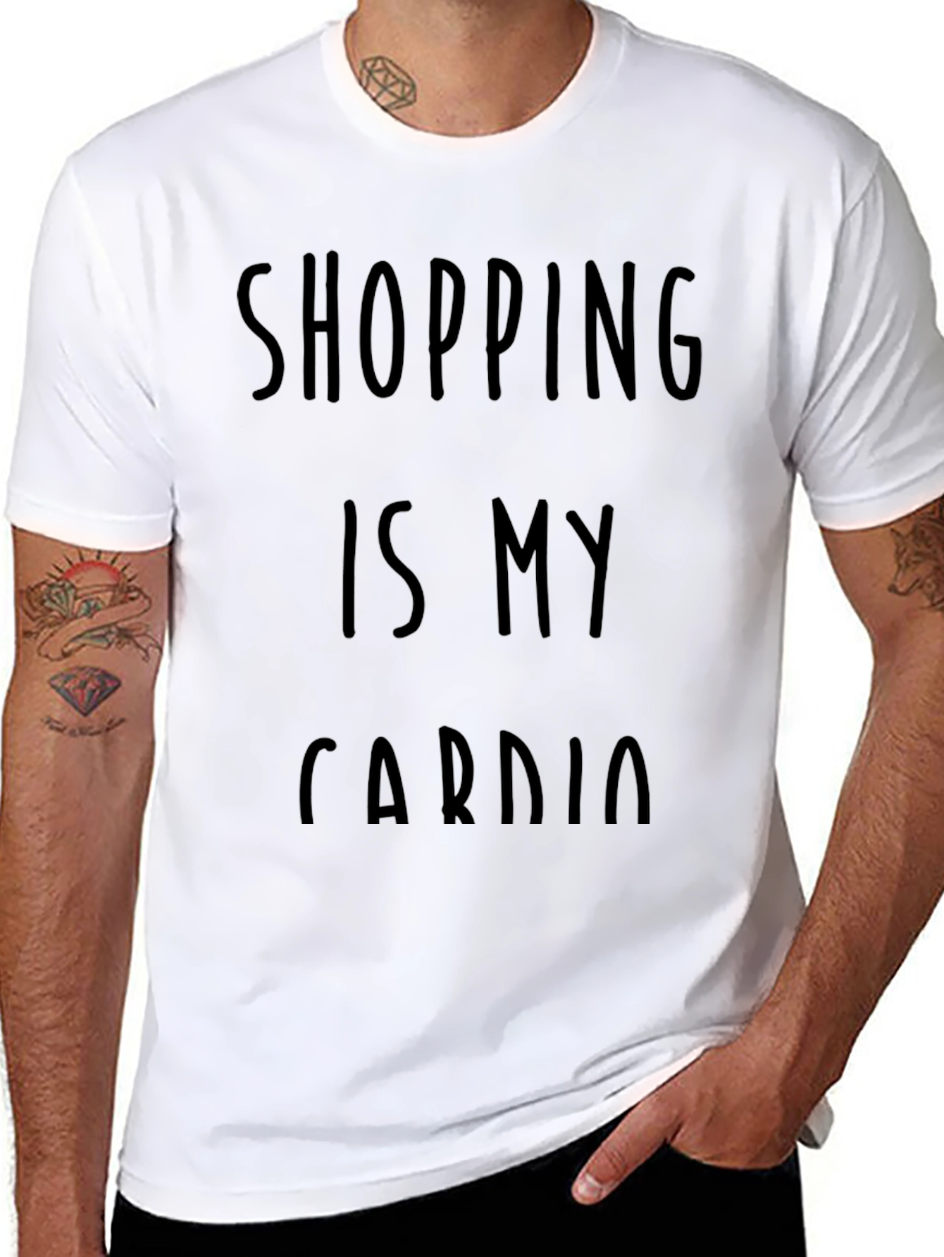 Shopping is My Cardio Graphic Tee