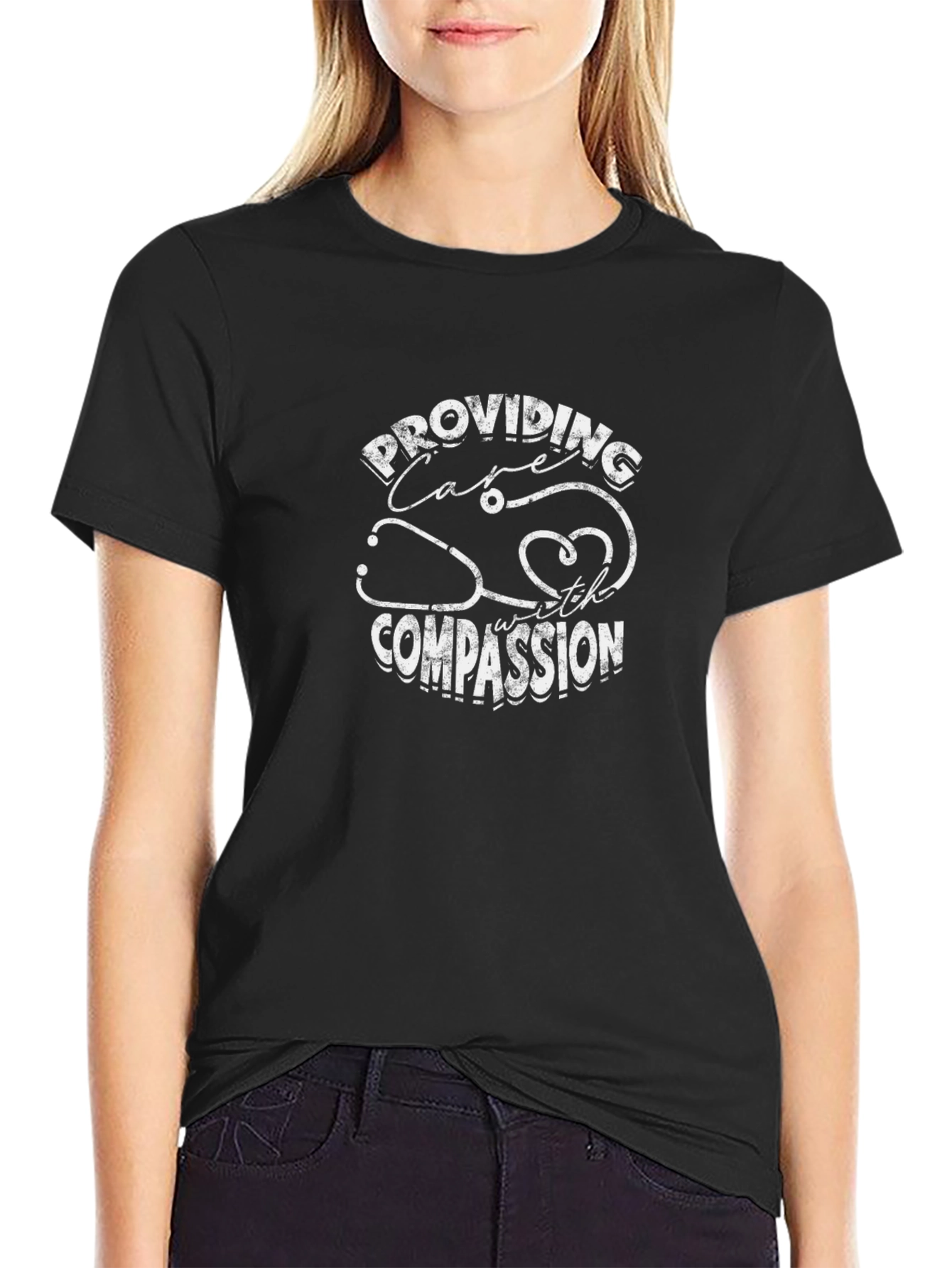 Compassionate Caregiver Black T-Shirt