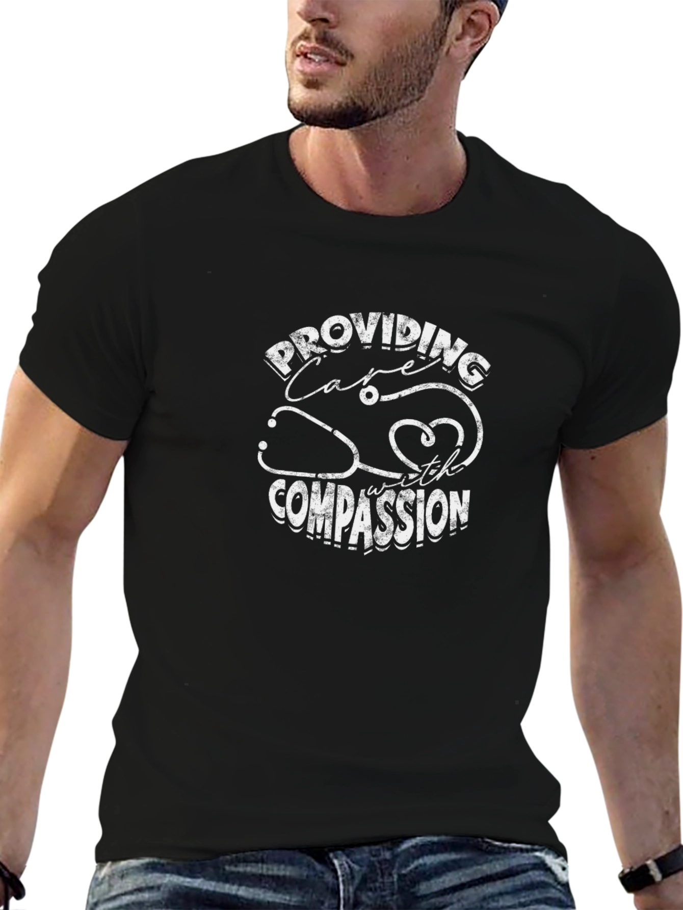 Compassionate Caregiver Black T-Shirt