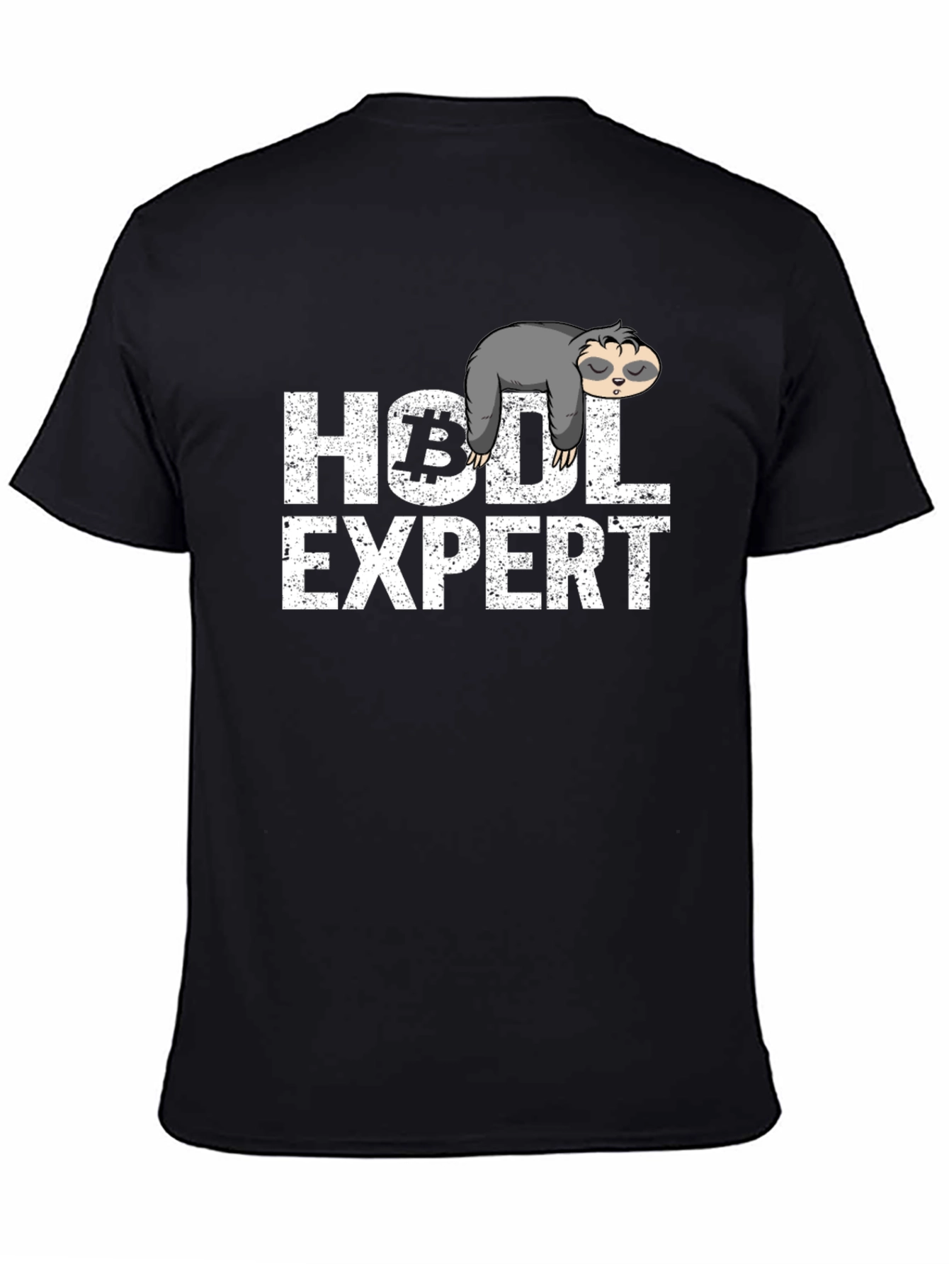 HODL Expert Sloth Graphic T-Shirt