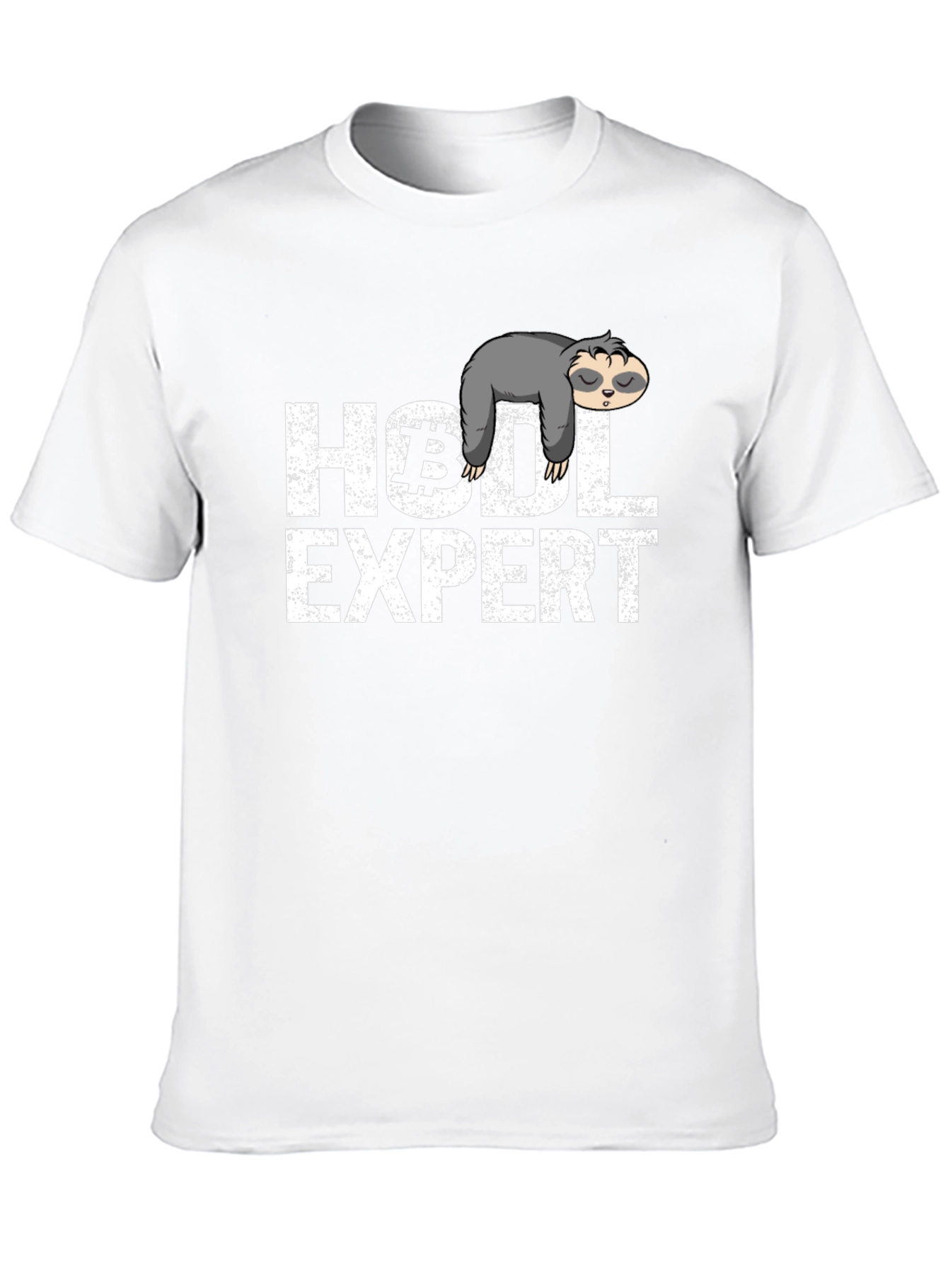 HODL Expert Sloth Graphic T-Shirt