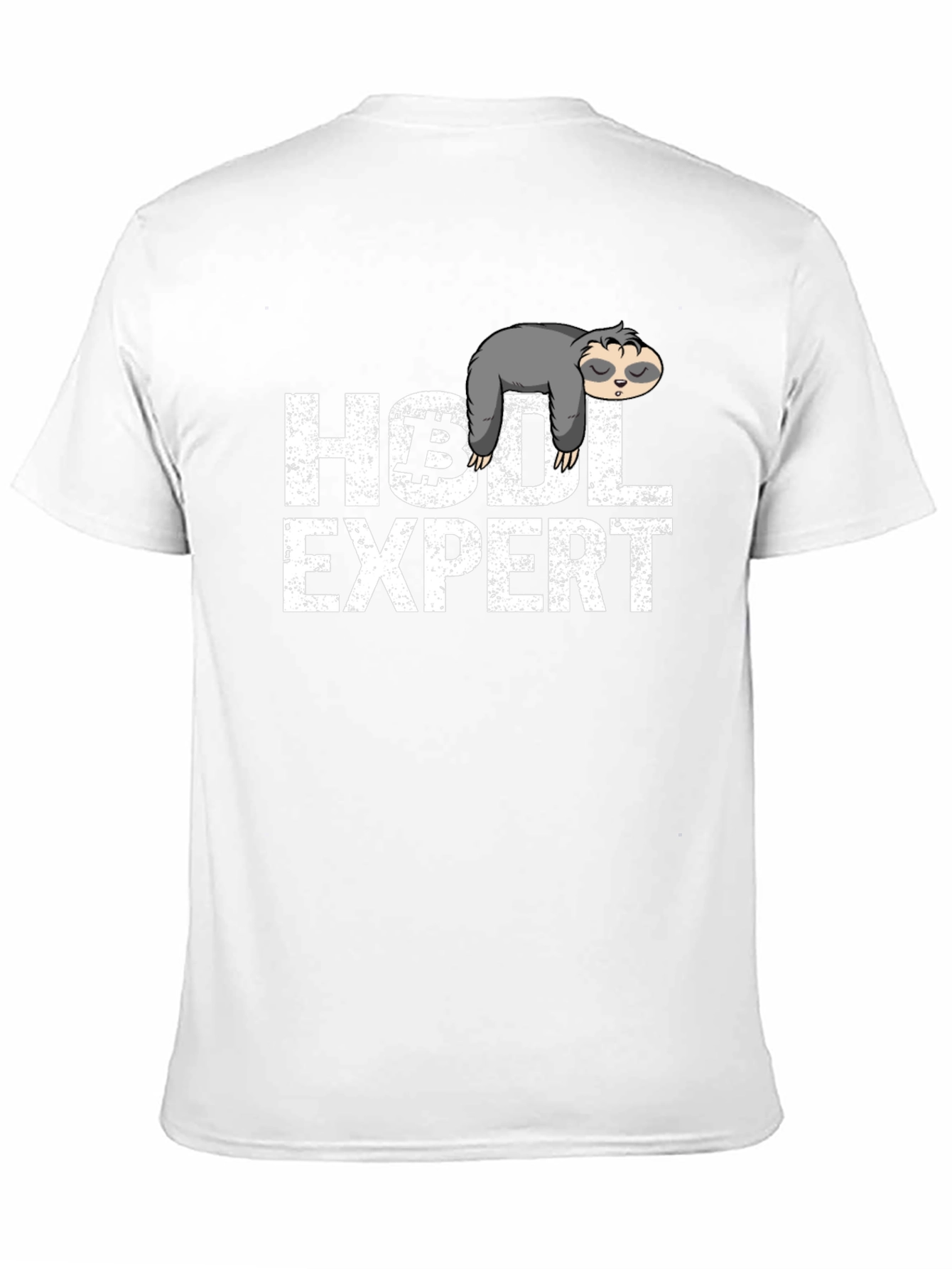 HODL Expert Sloth Graphic T-Shirt
