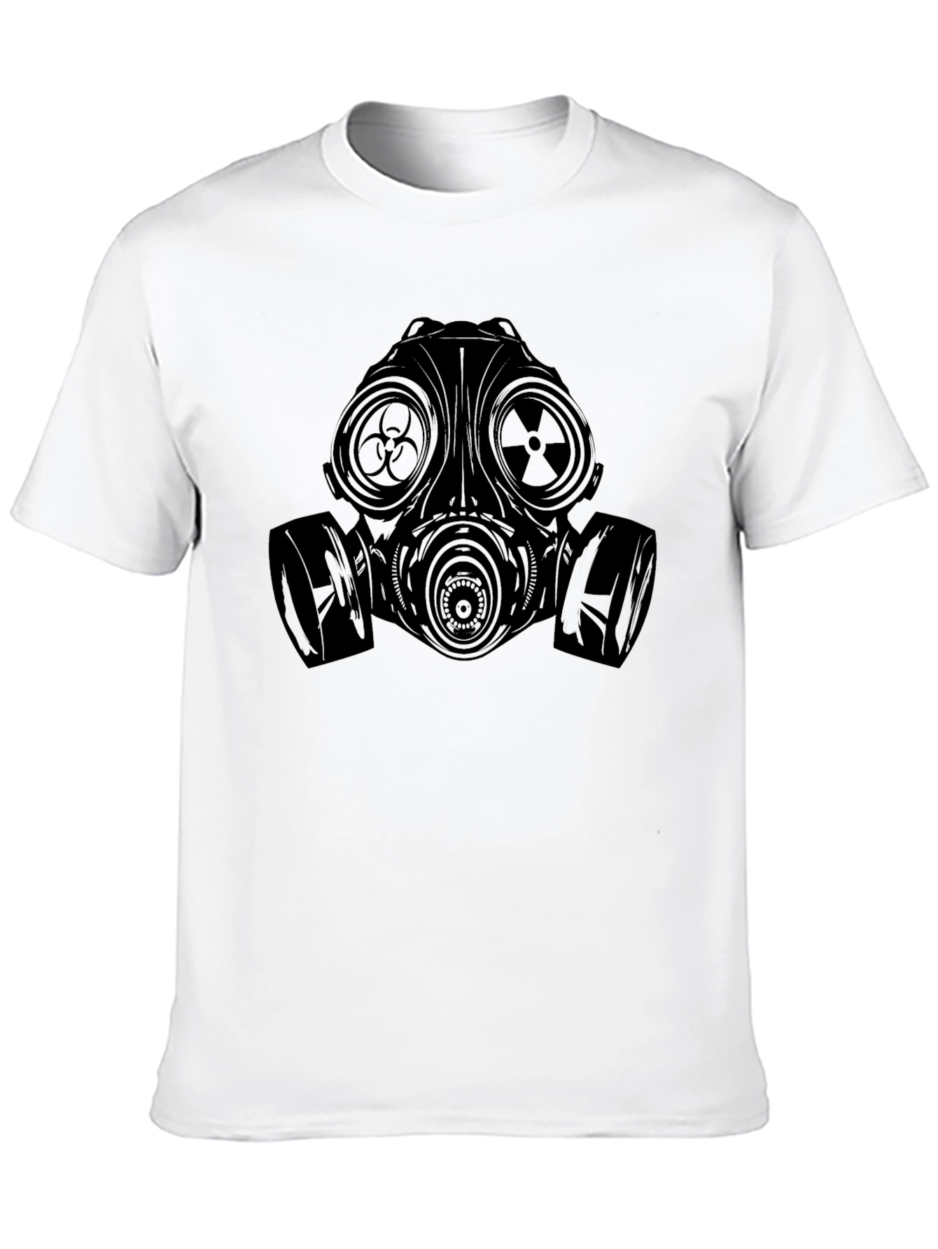 Gas Mask Graphic Tee - Black