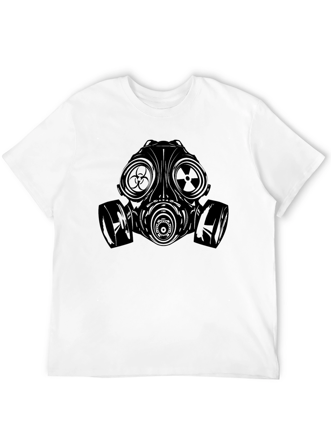 Gas Mask Graphic Tee - Black