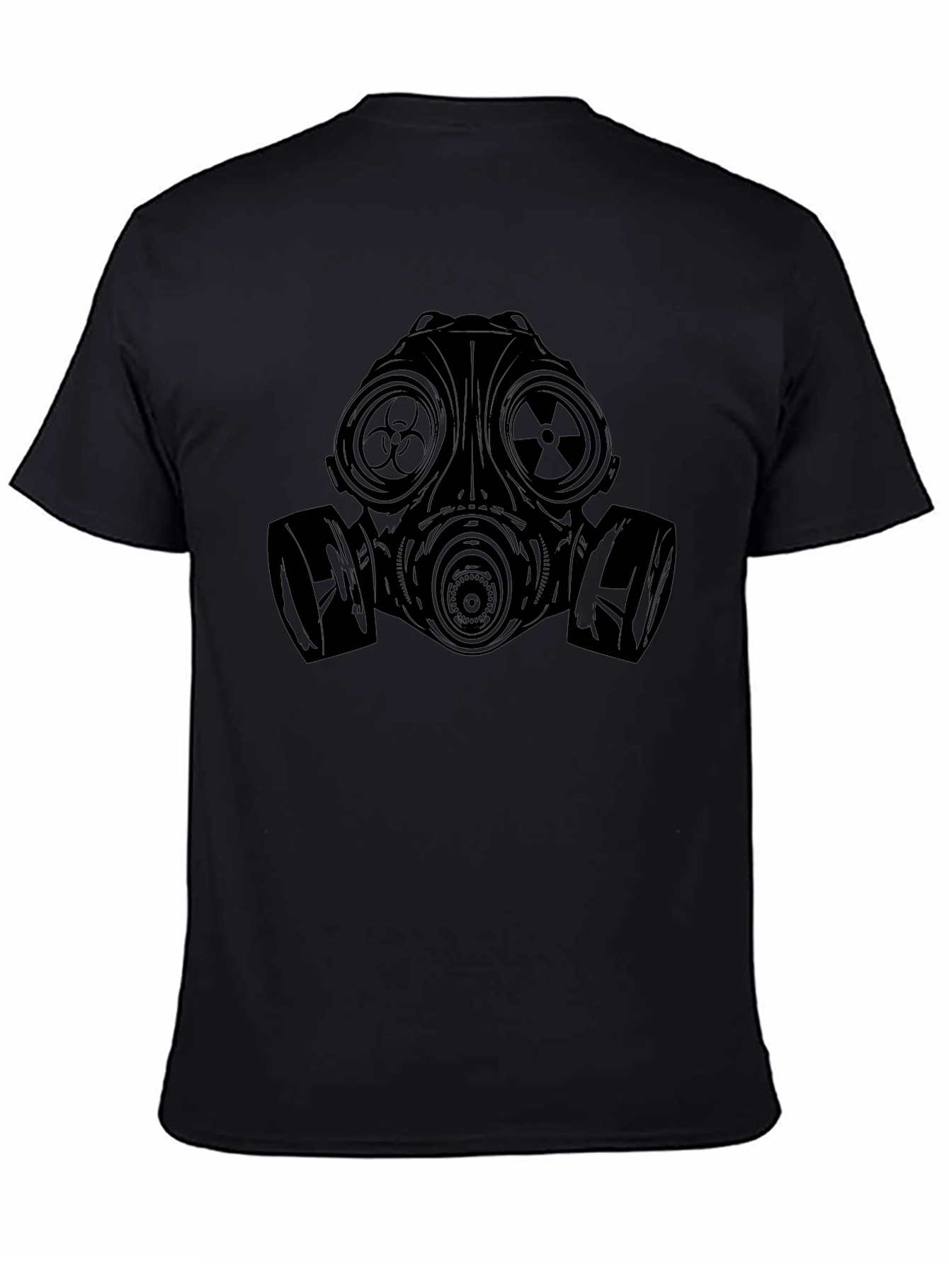 Gas Mask Graphic Tee - Black