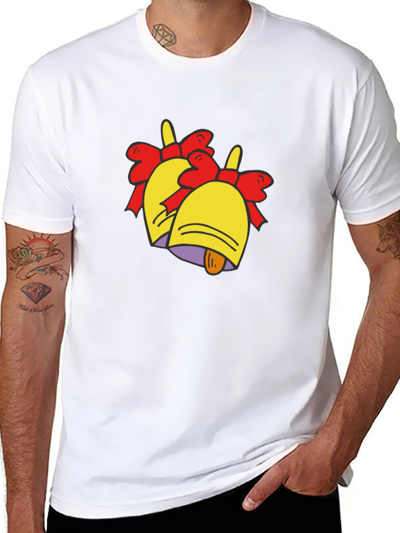 Festive Bell T-Shirt - Holiday Cheer Apparel