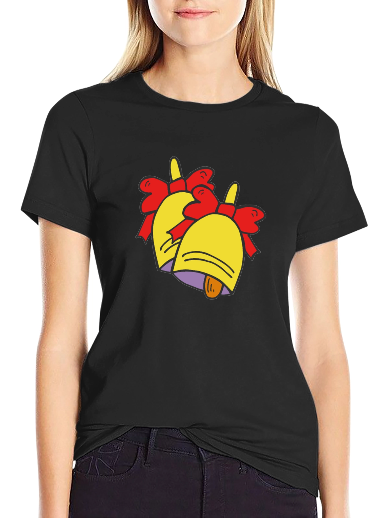 Festive Bell T-Shirt - Holiday Cheer Apparel