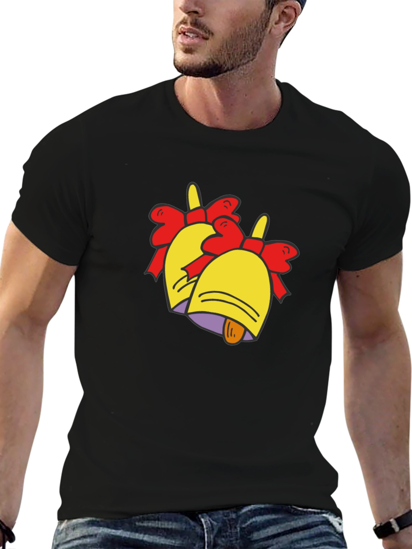 Festive Bell T-Shirt - Holiday Cheer Apparel