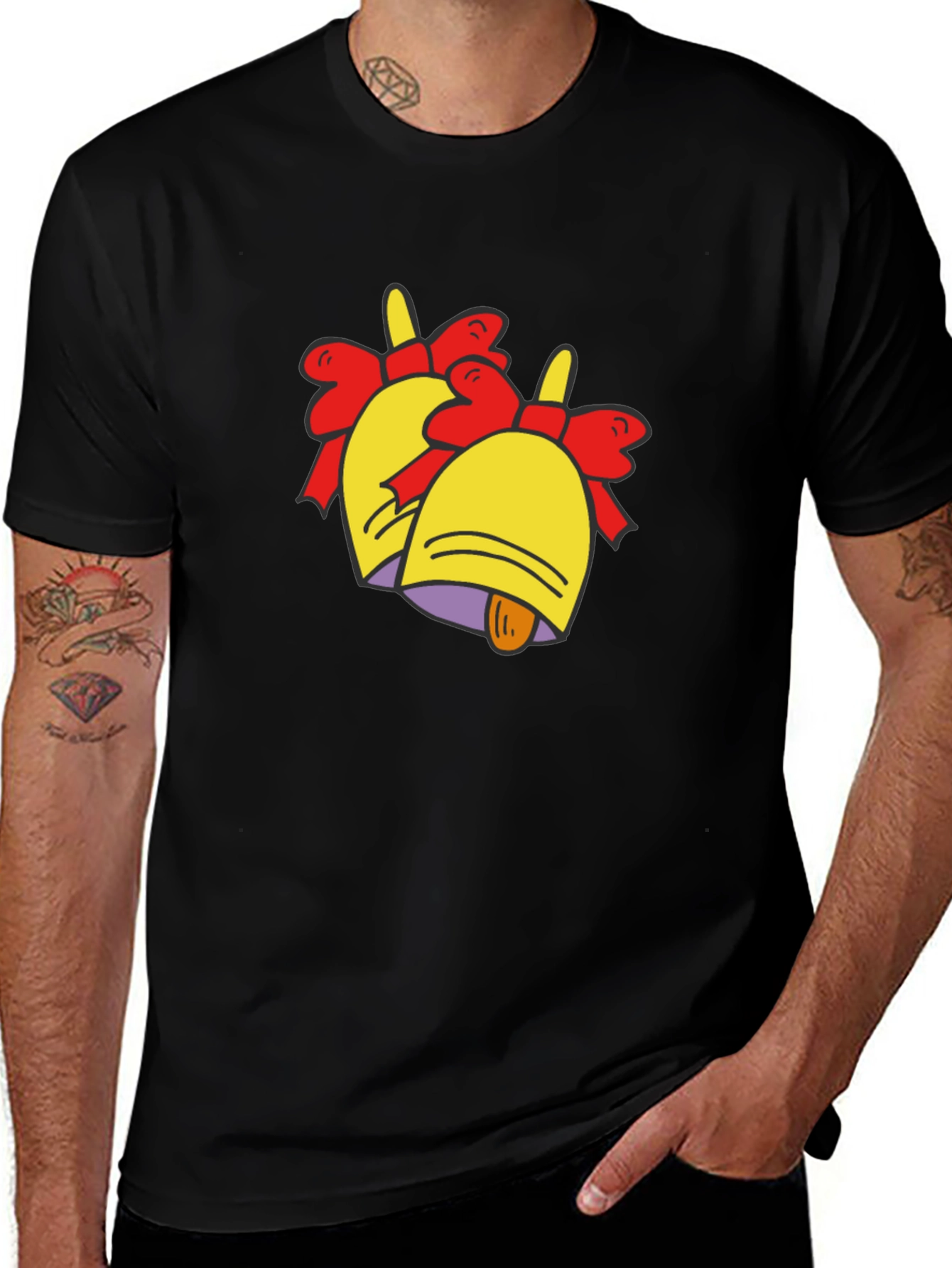 Festive Bell T-Shirt - Holiday Cheer Apparel