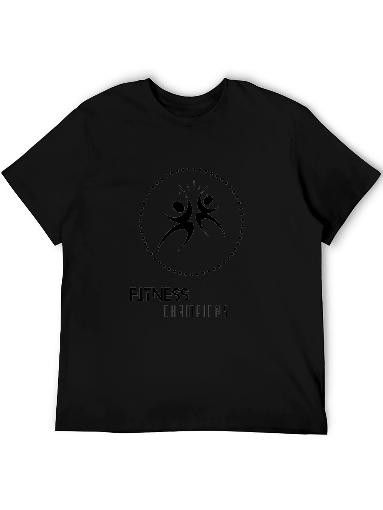Fitness Champions Black T-Shirt