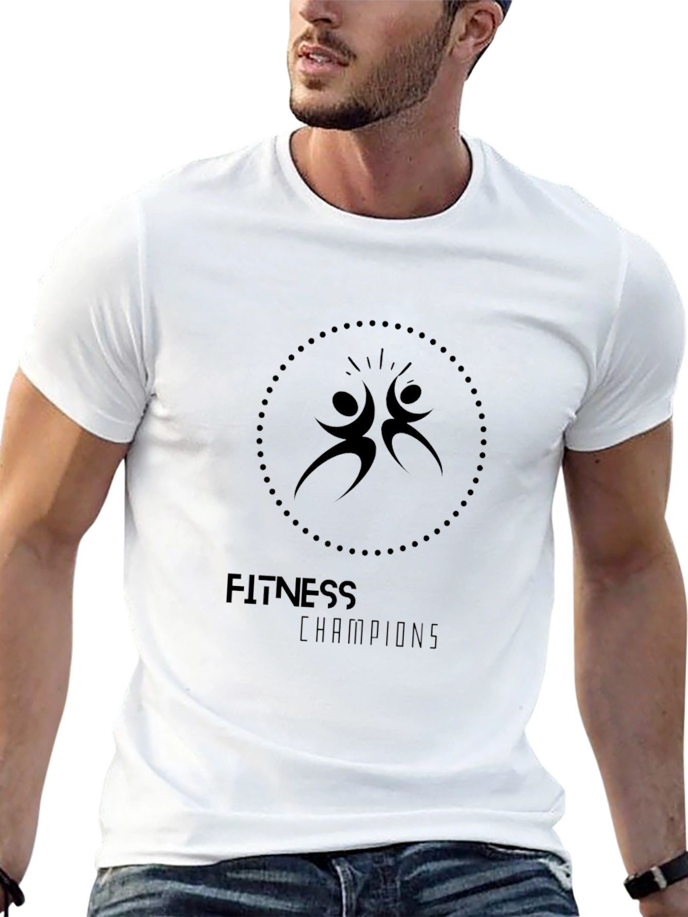 Fitness Champions Black T-Shirt