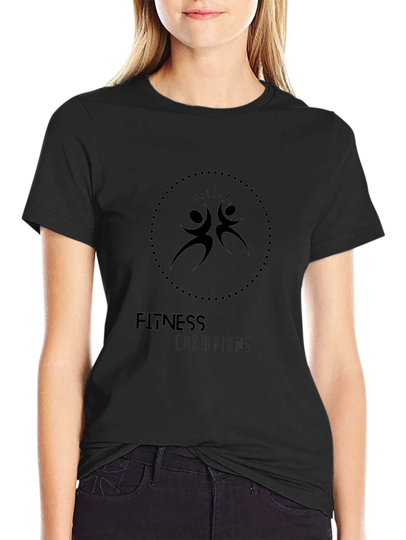 Fitness Champions Black T-Shirt