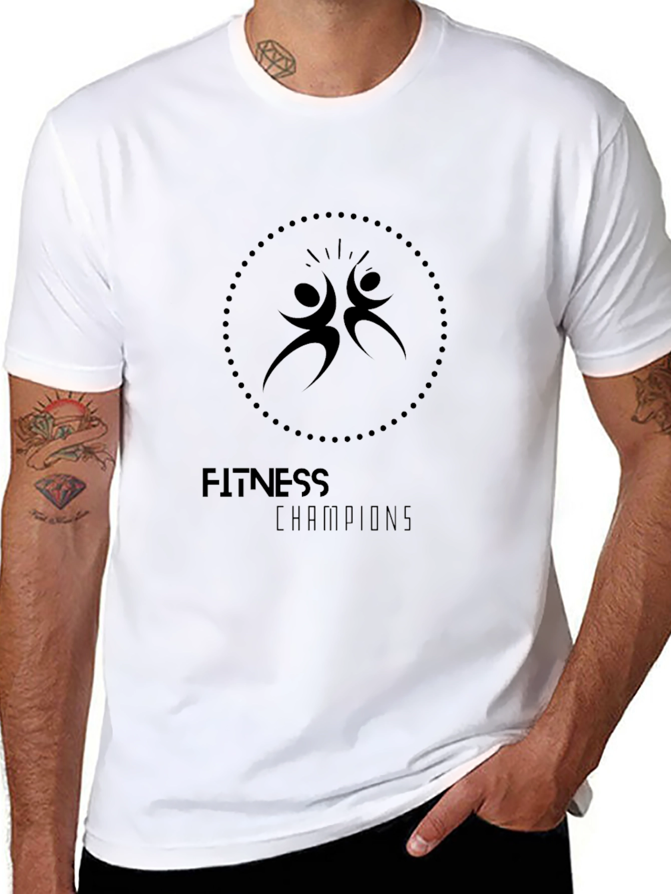 Fitness Champions Black T-Shirt