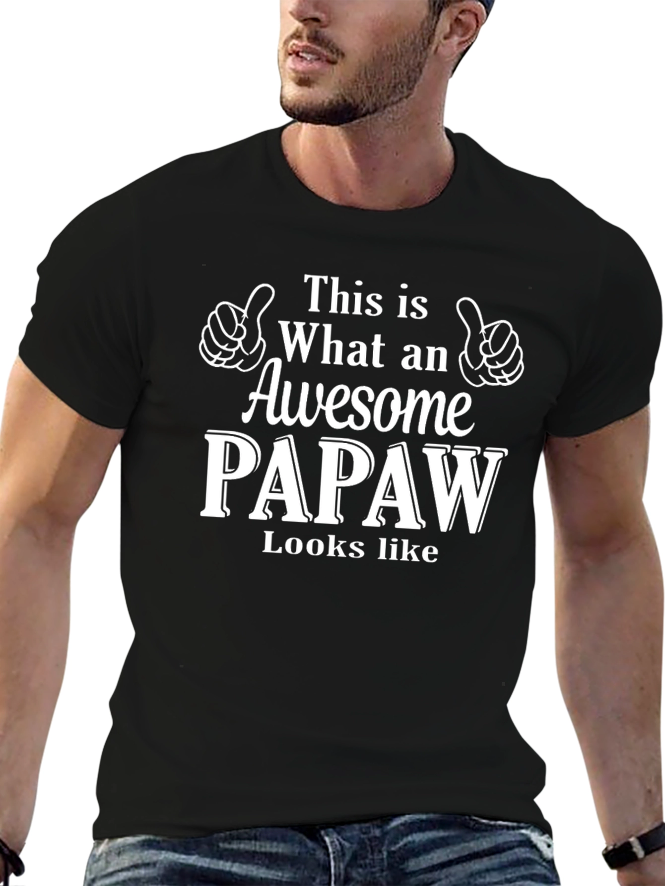 Awesome PAPAW T-Shirt - Gift for Grandfathers