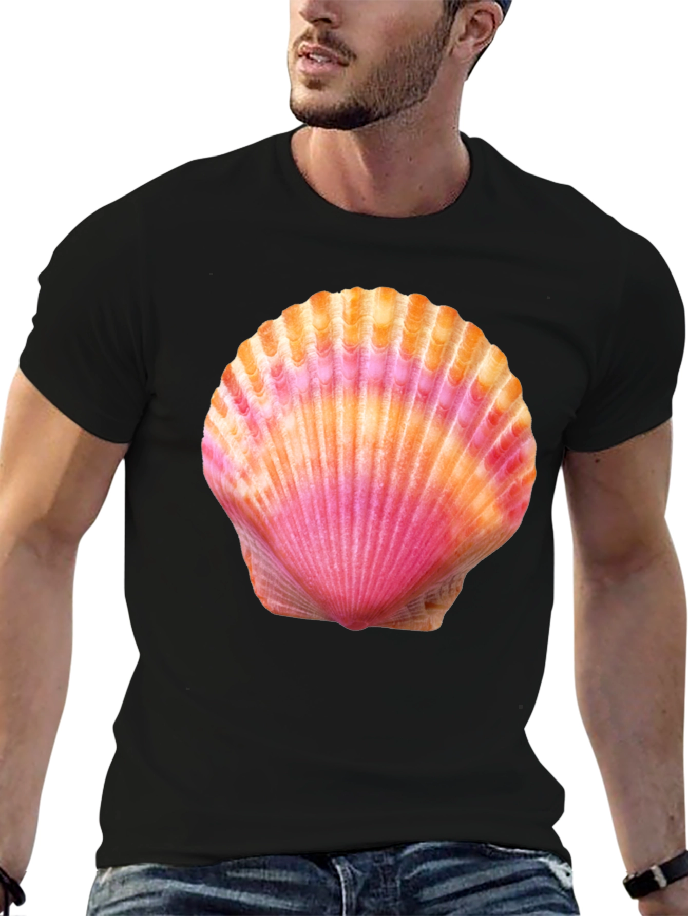 Seashell Graphic Tee - Coastal Style T-Shirt