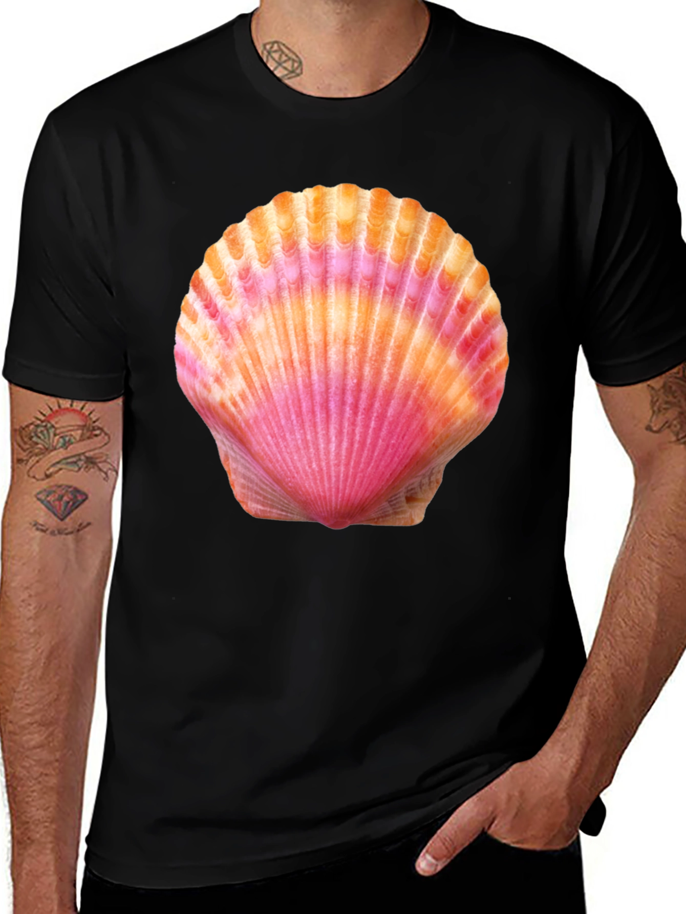Seashell Graphic Tee - Coastal Style T-Shirt