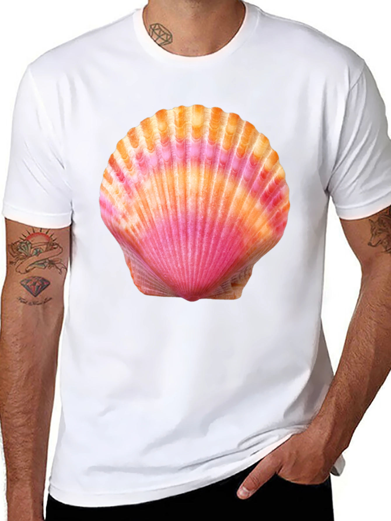 Seashell Graphic Tee - Coastal Style T-Shirt