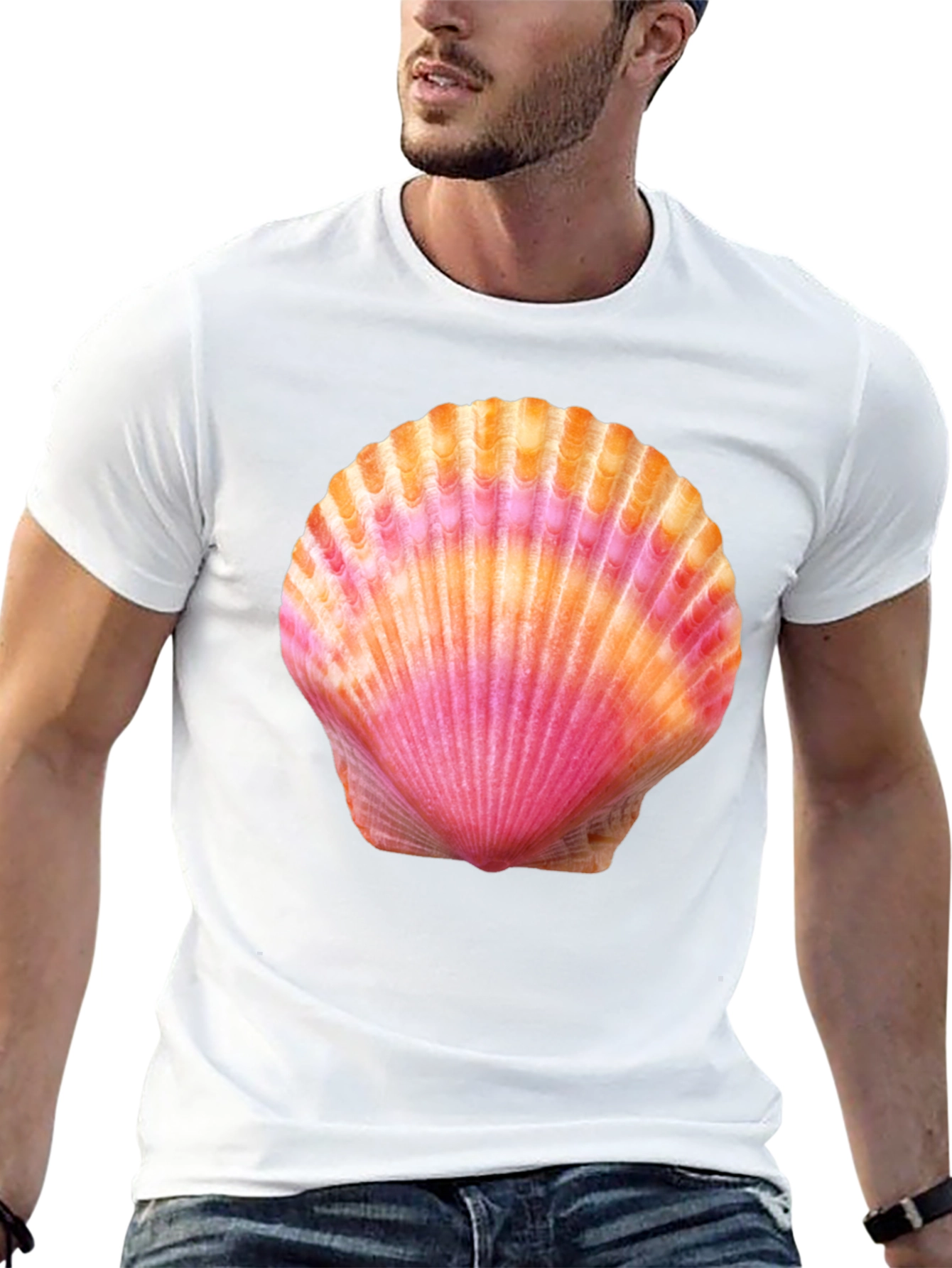 Seashell Graphic Tee - Coastal Style T-Shirt