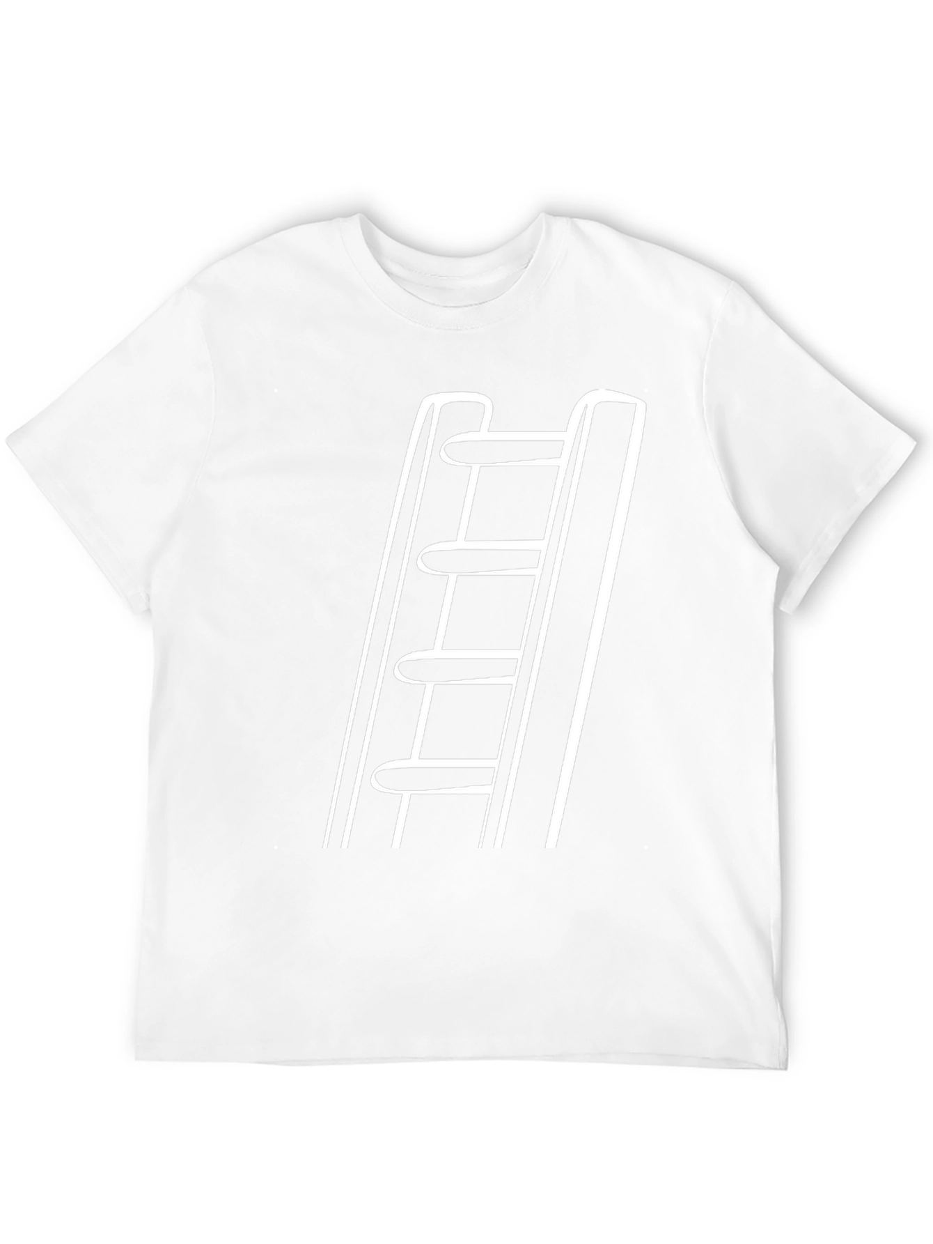 Ladder Graphic Black T-Shirt - Urban Style