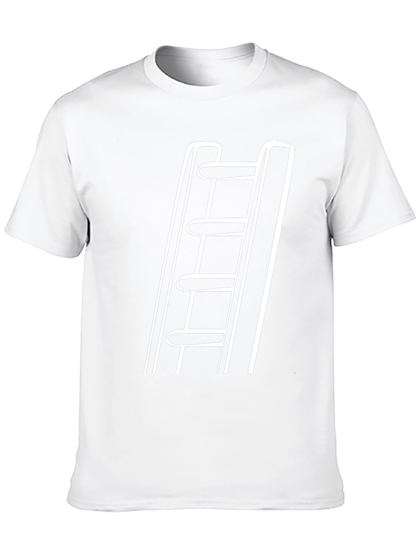 Ladder Graphic Black T-Shirt - Urban Style