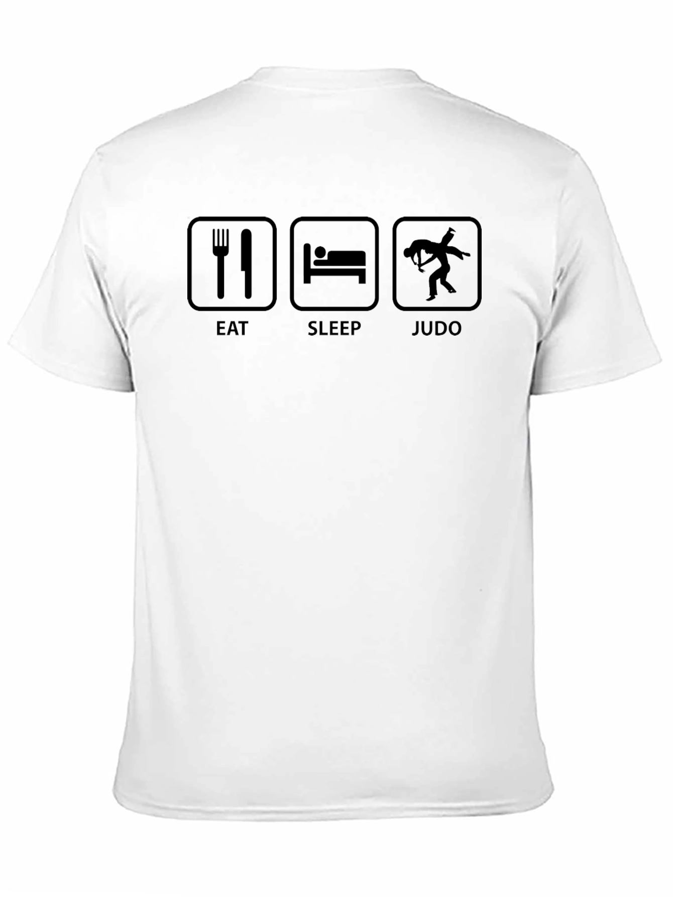 Eat Sleep Judo Black T-Shirt