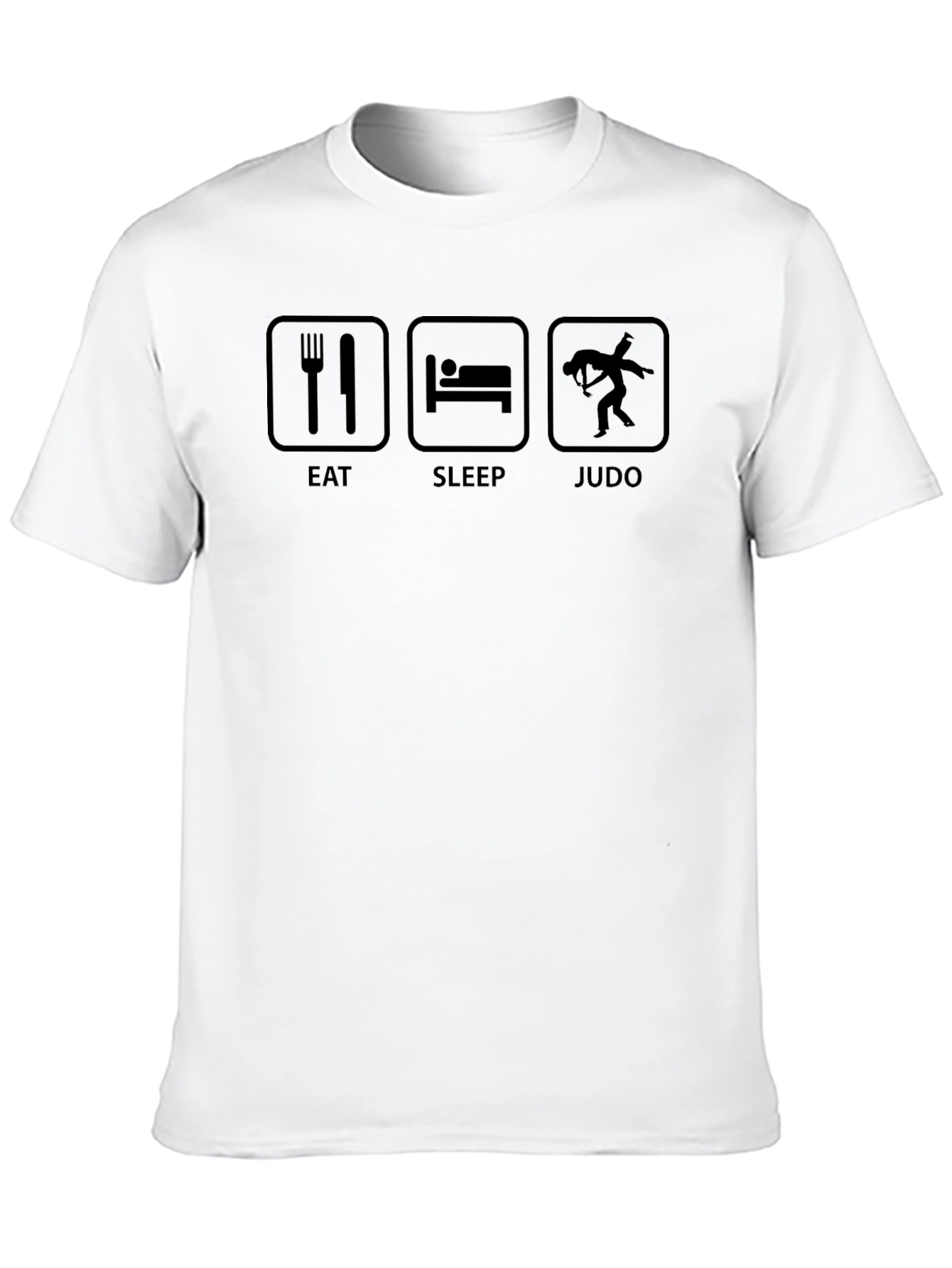 Eat Sleep Judo Black T-Shirt