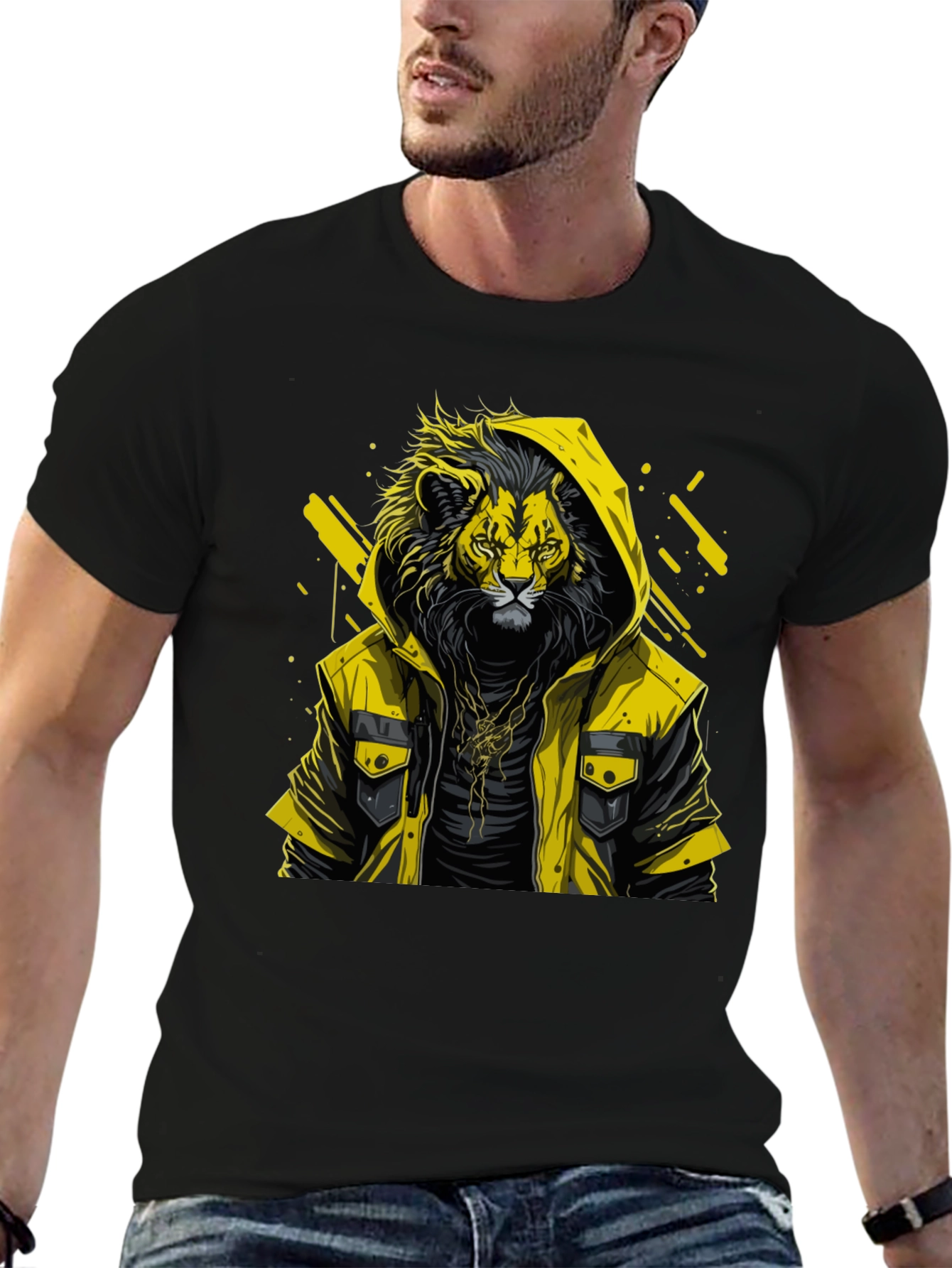 Urban Lion Graphic T-Shirt