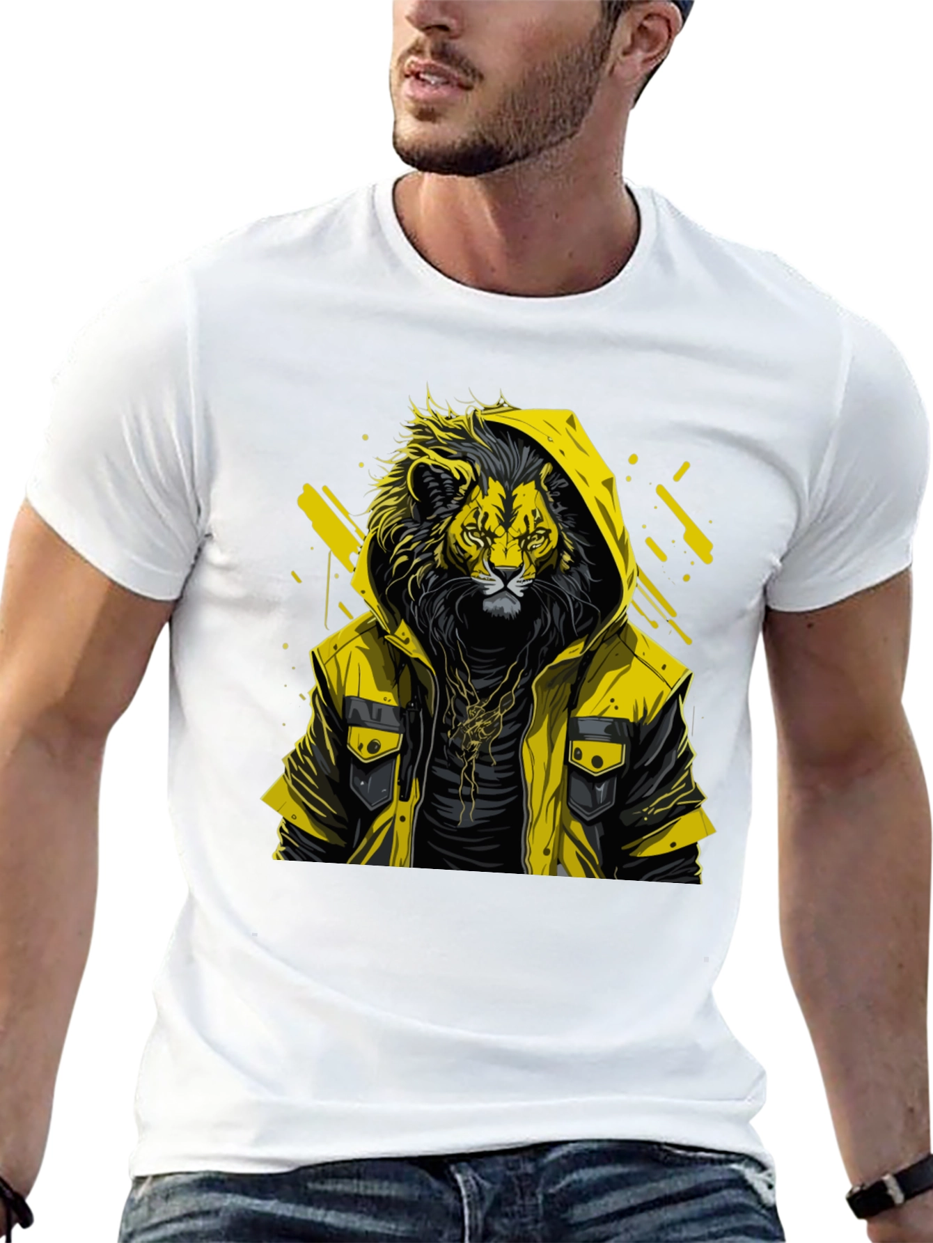Urban Lion Graphic T-Shirt