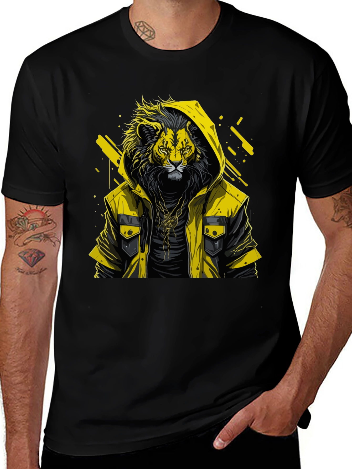 Urban Lion Graphic T-Shirt
