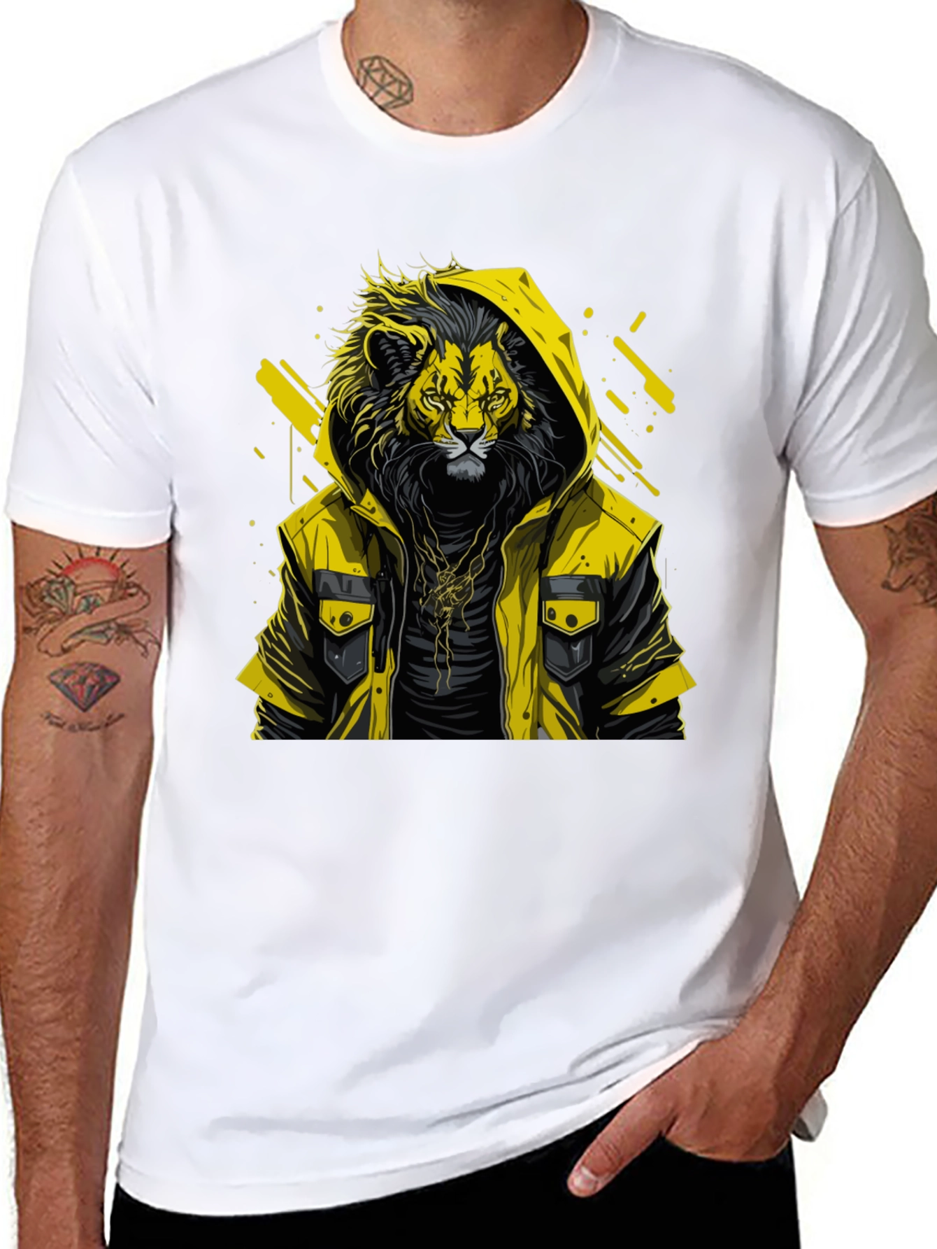 Urban Lion Graphic T-Shirt