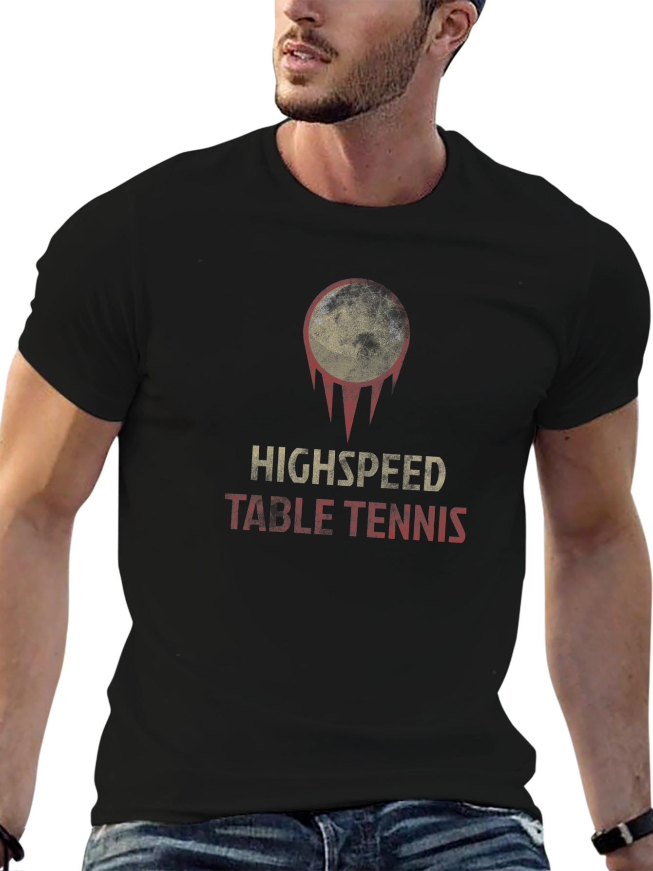 Highspeed Table Tennis Graphic T-Shirt