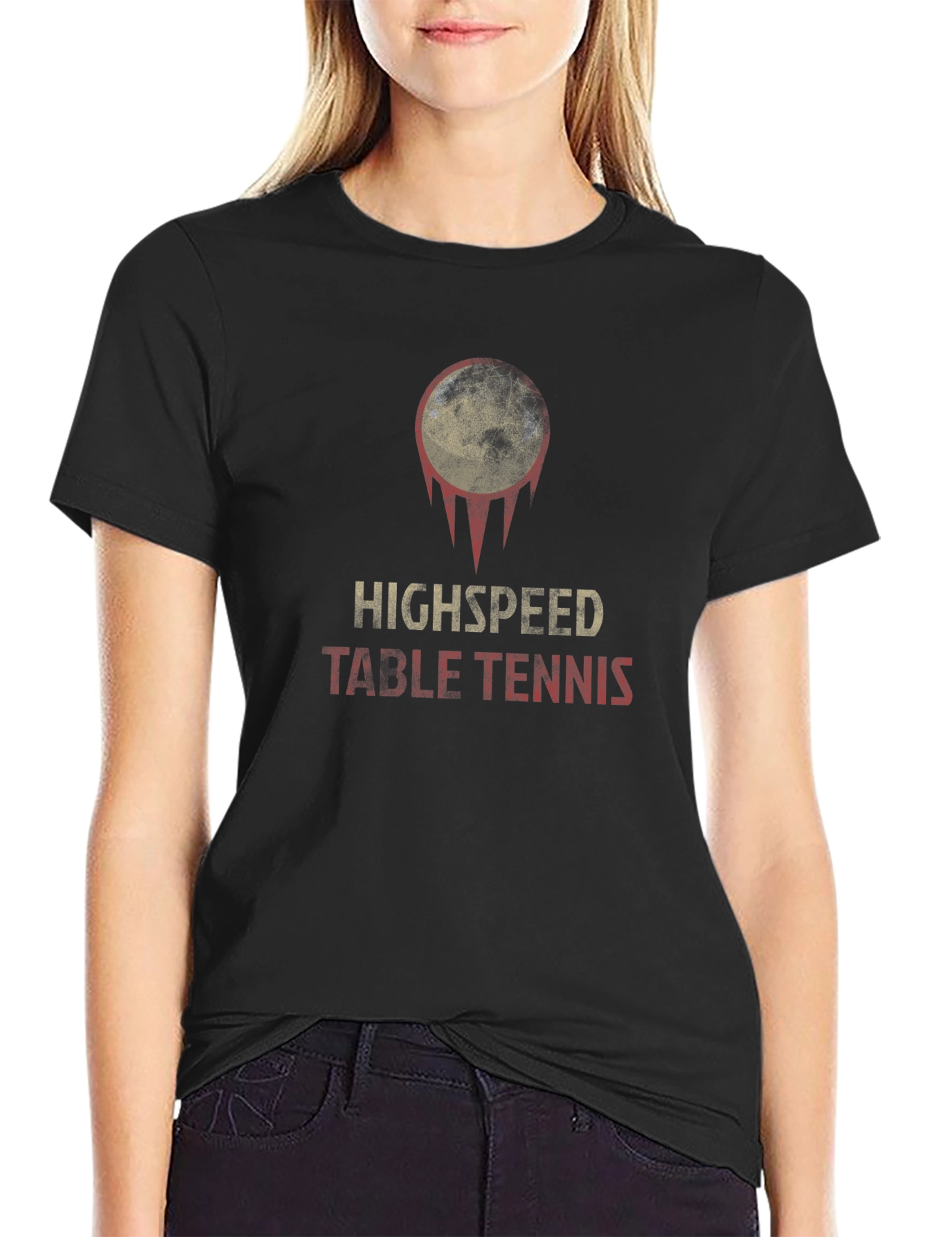 Highspeed Table Tennis Graphic T-Shirt