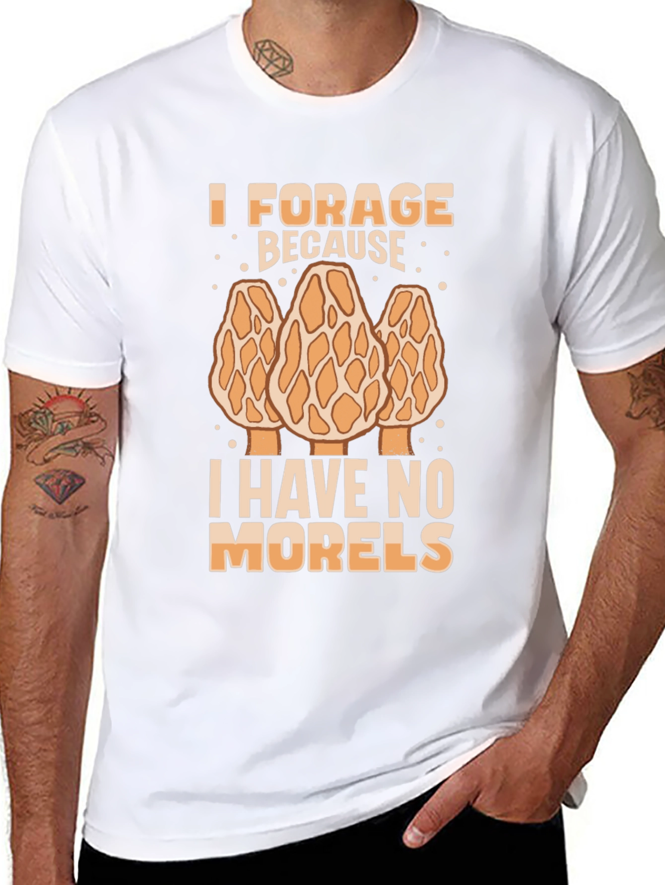 Funny Morel Mushroom Foraging T-Shirt