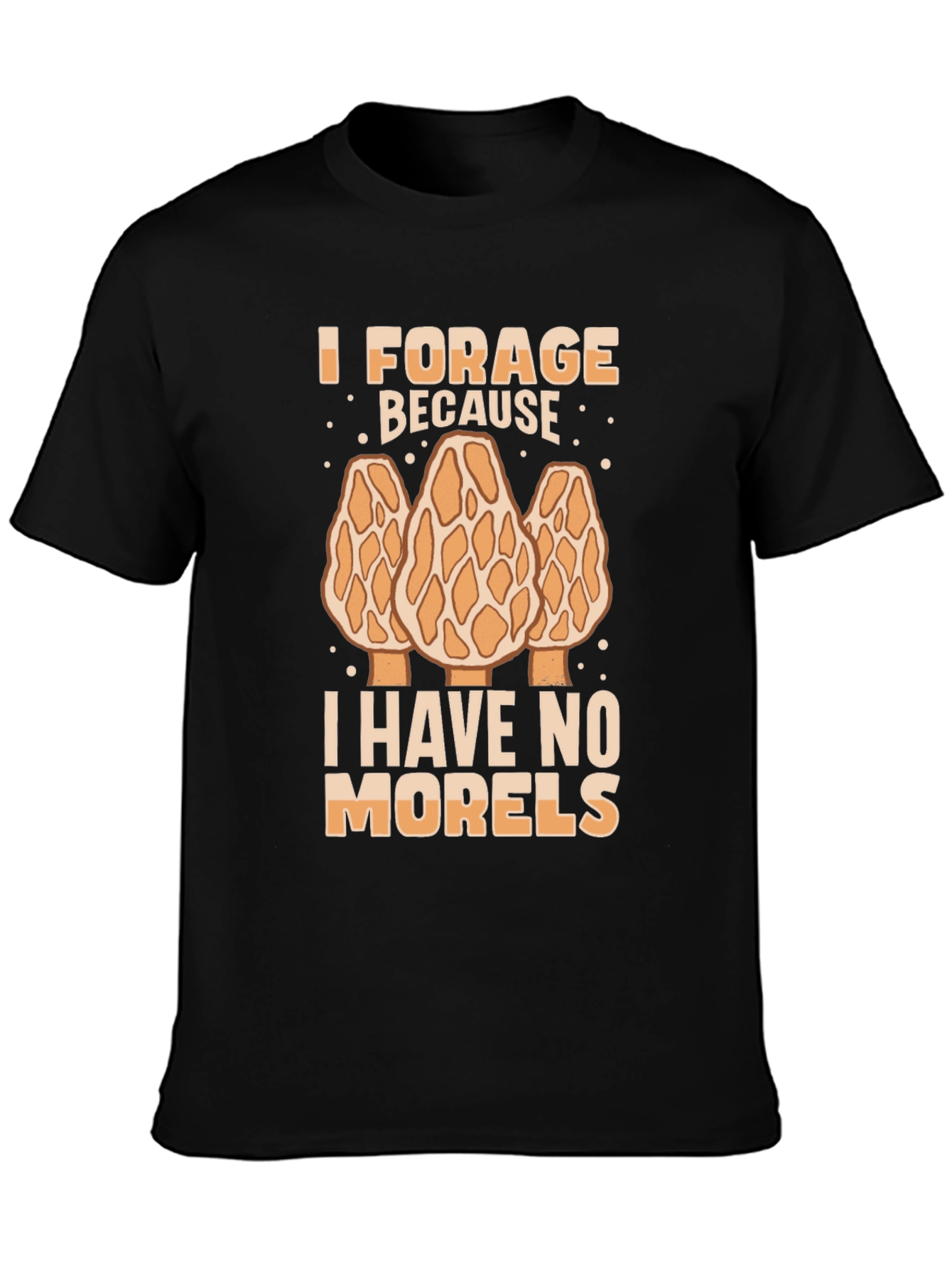 Funny Morel Mushroom Foraging T-Shirt