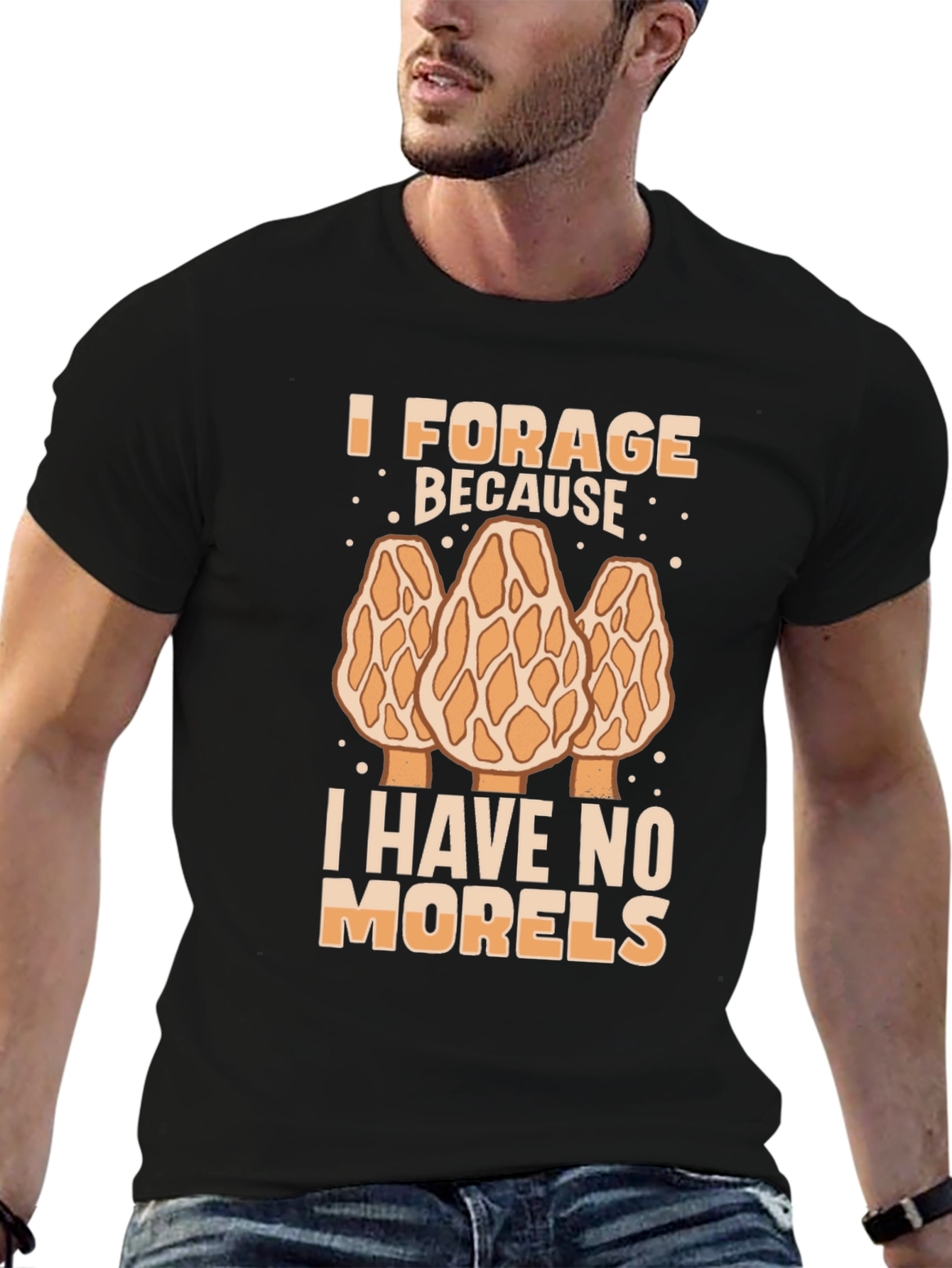Funny Morel Mushroom Foraging T-Shirt