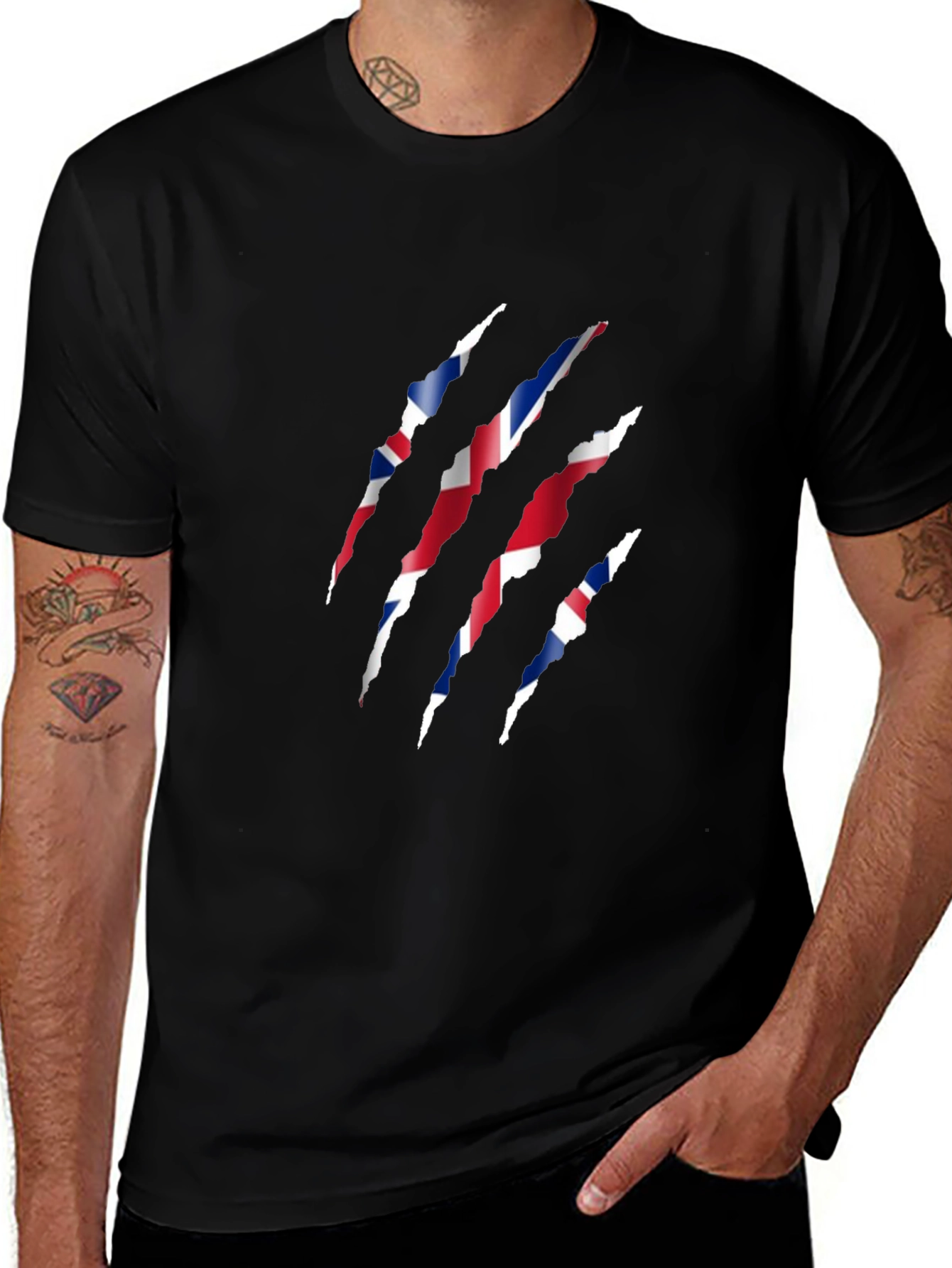 Union Jack Claw T-Shirt