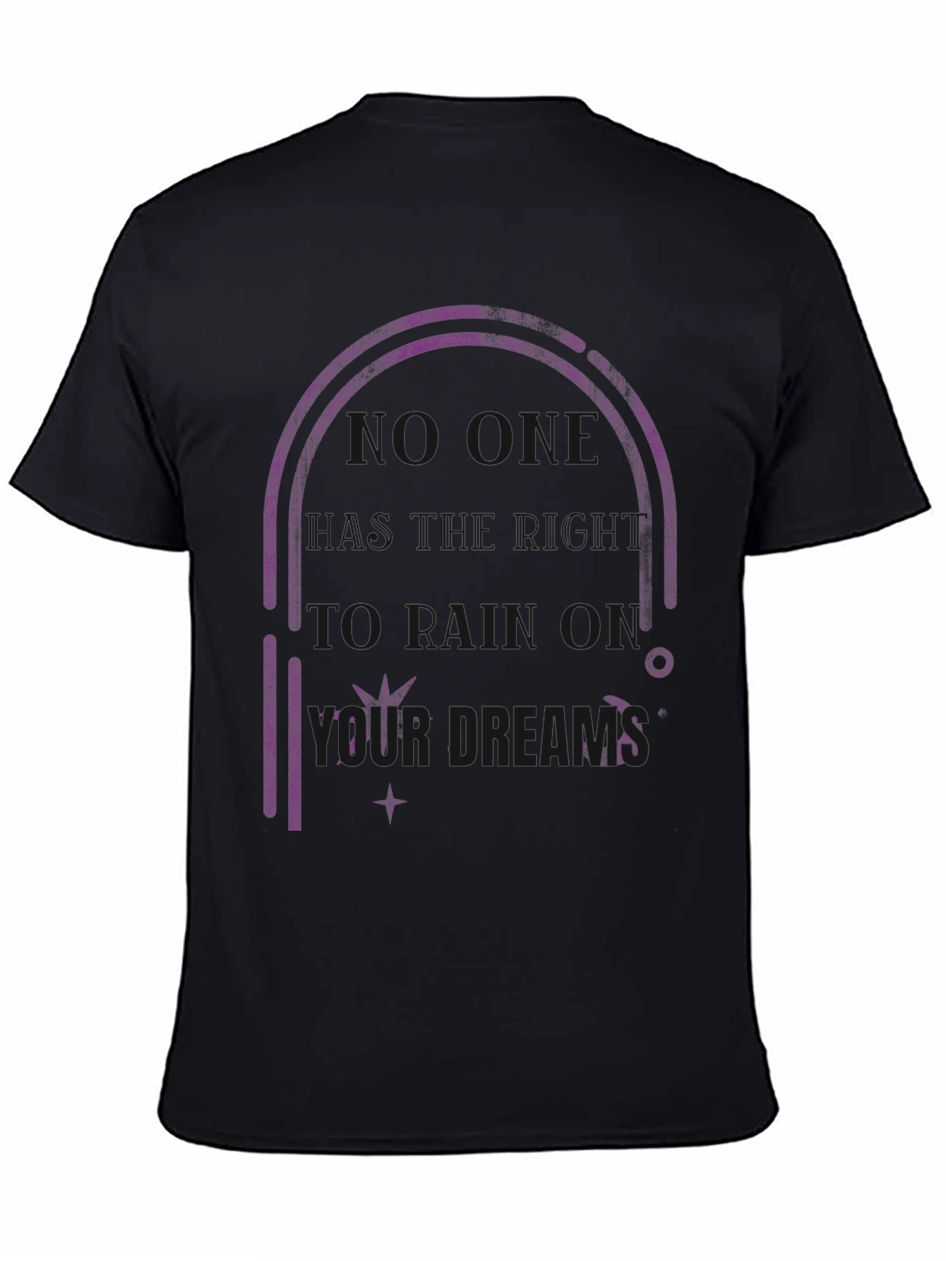 Dream On Graphic Tee - Comfortable Black T-Shirt