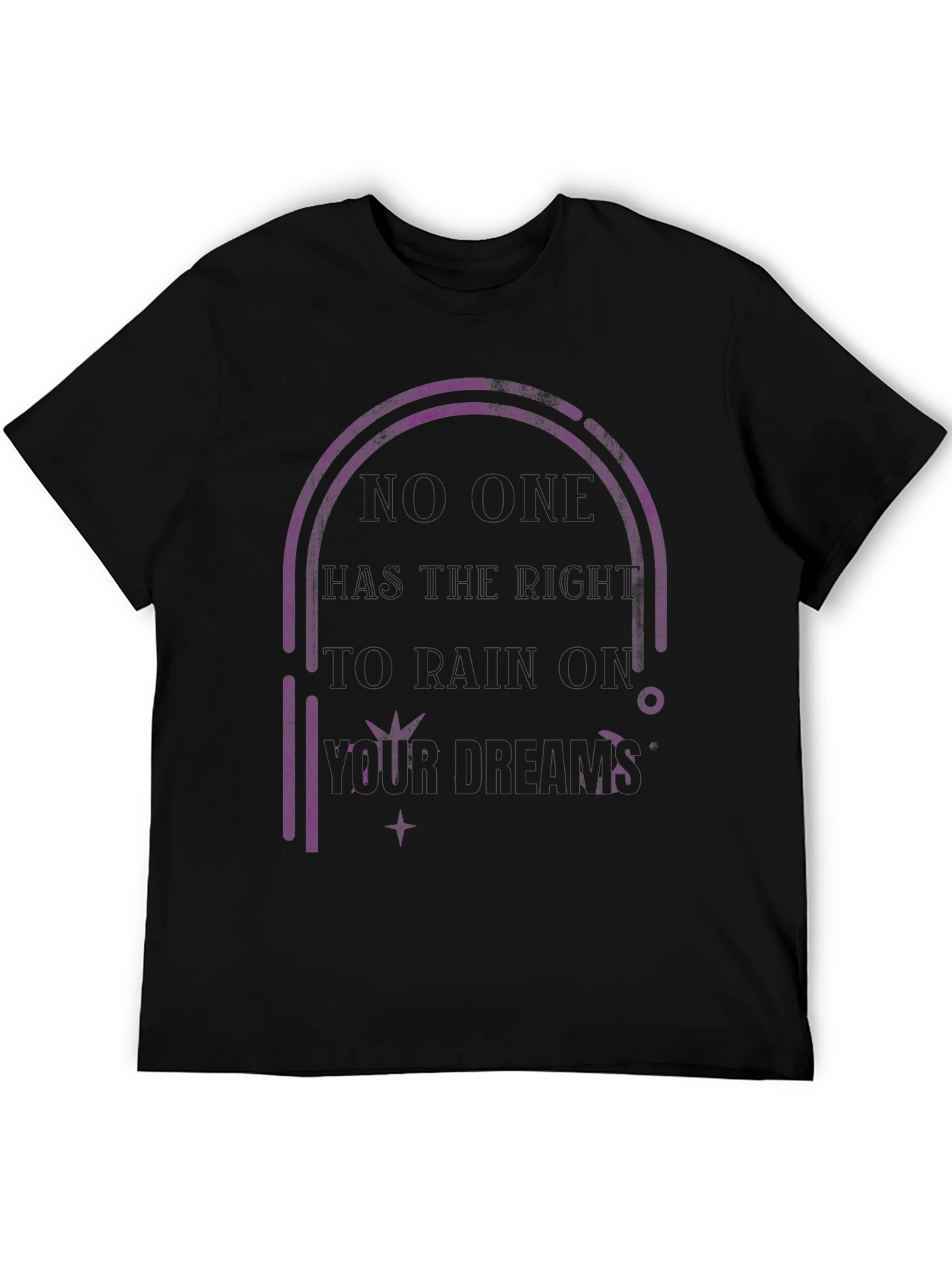 Dream On Graphic Tee - Comfortable Black T-Shirt