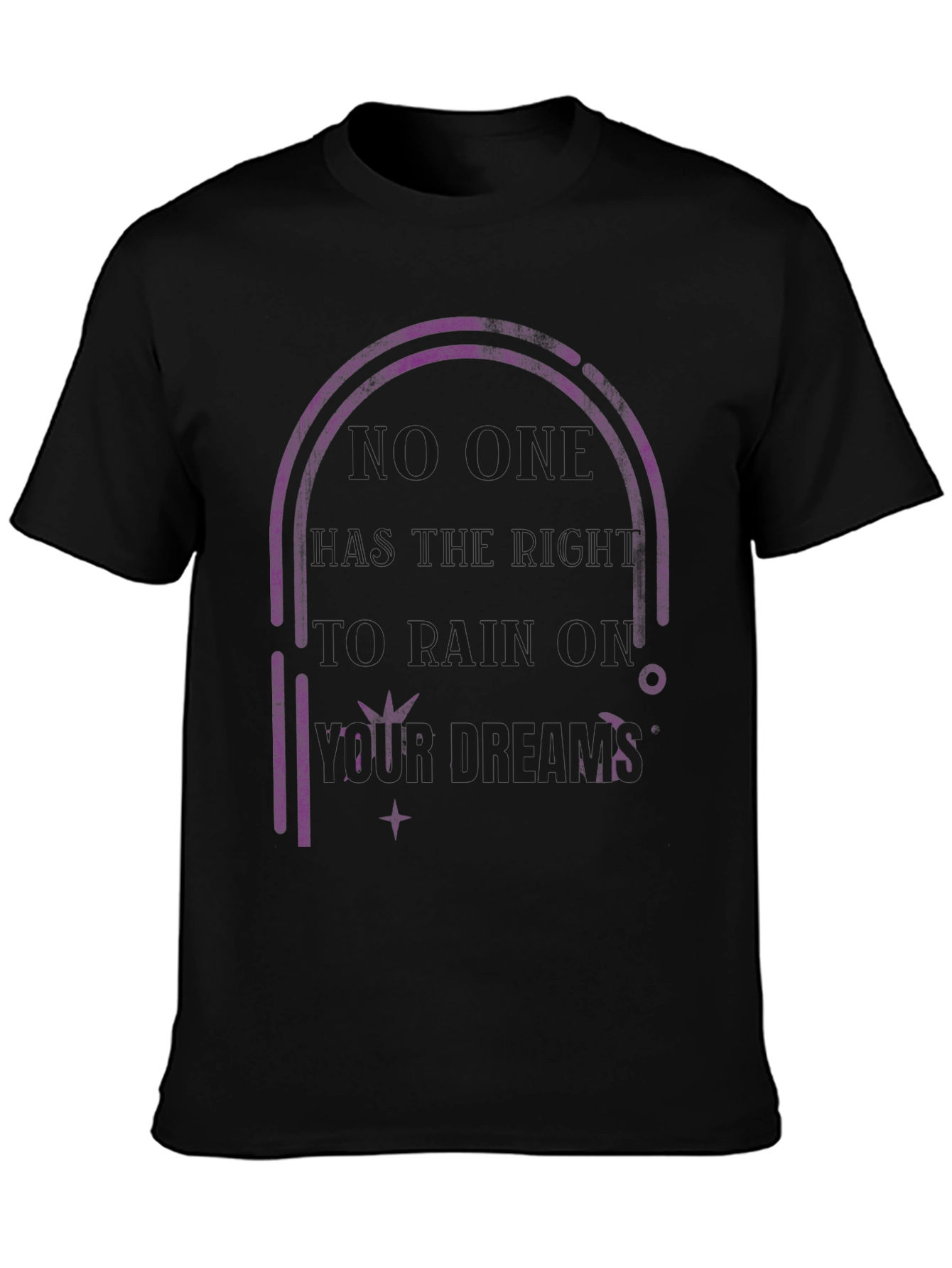 Dream On Graphic Tee - Comfortable Black T-Shirt