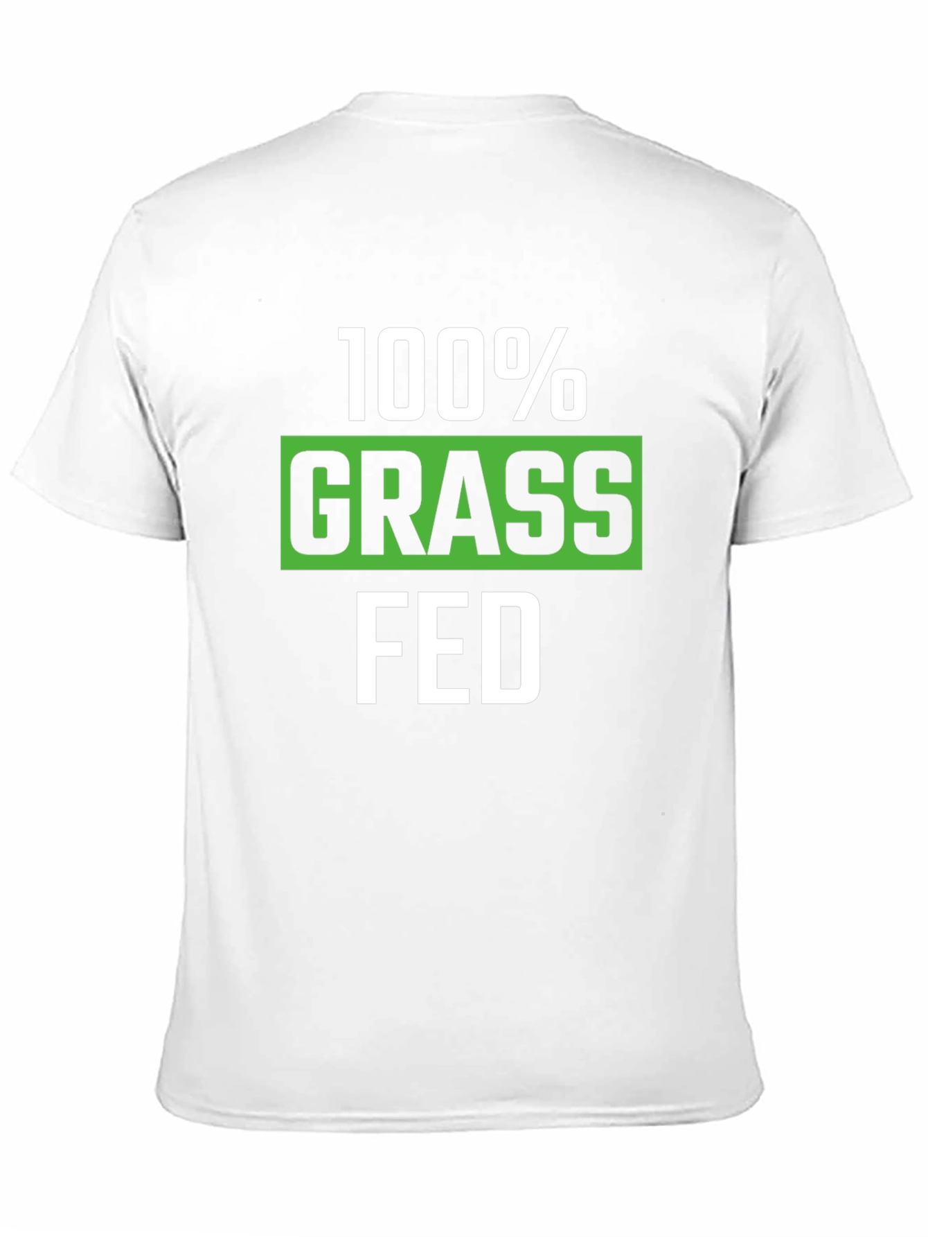 100% Grass Fed Graphic Tee - Black
