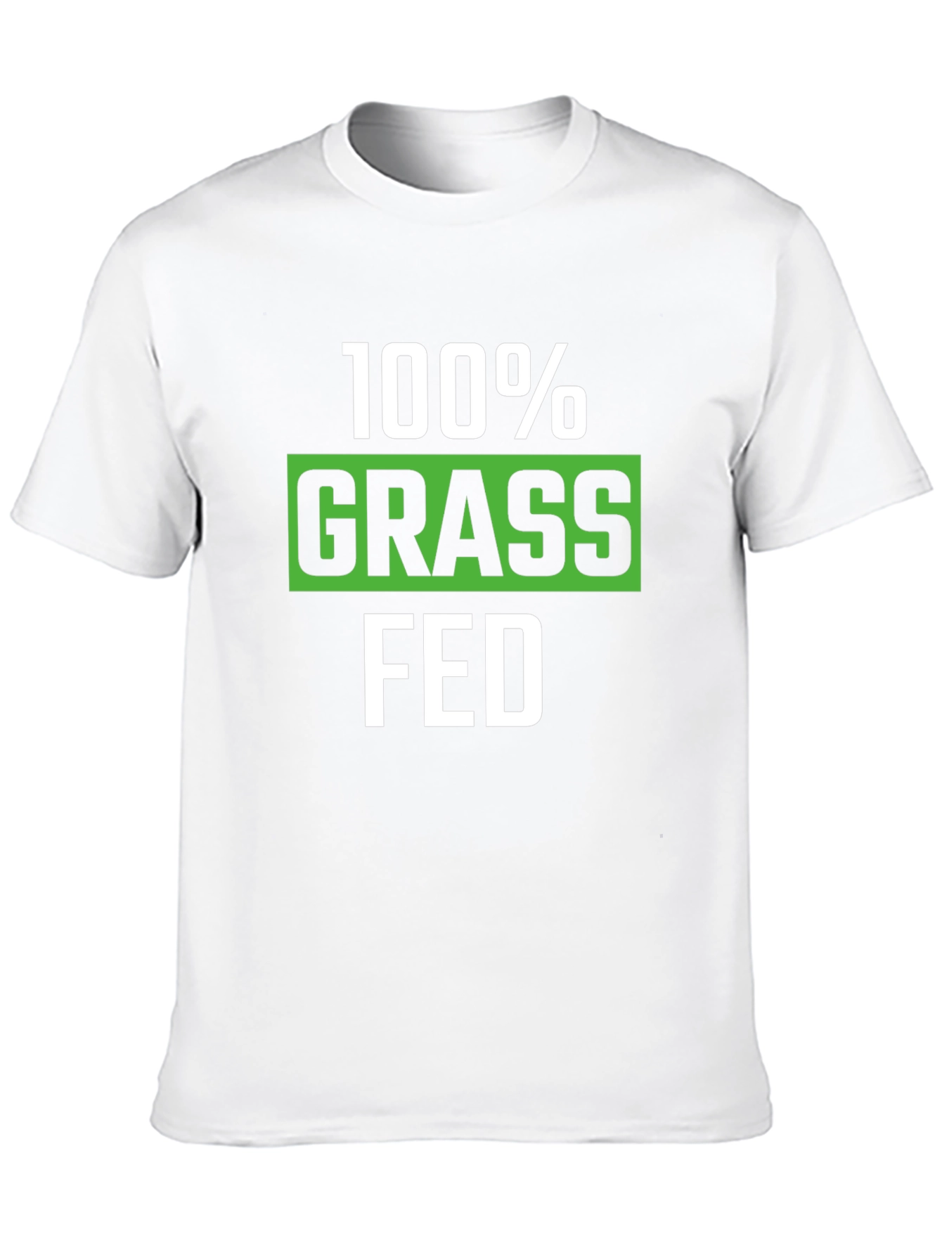 100% Grass Fed Graphic Tee - Black