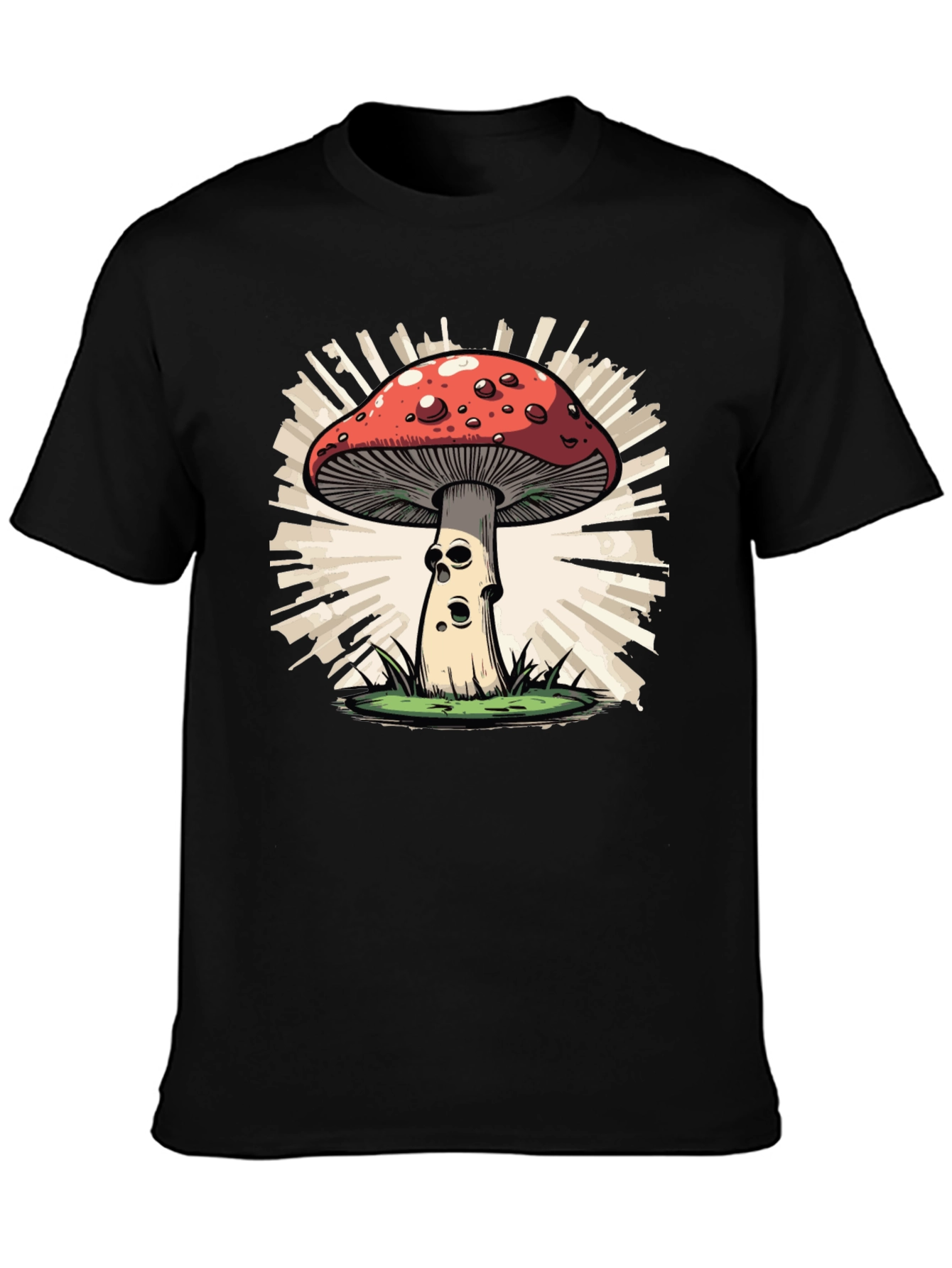 Mushroom Graphic Print Tee