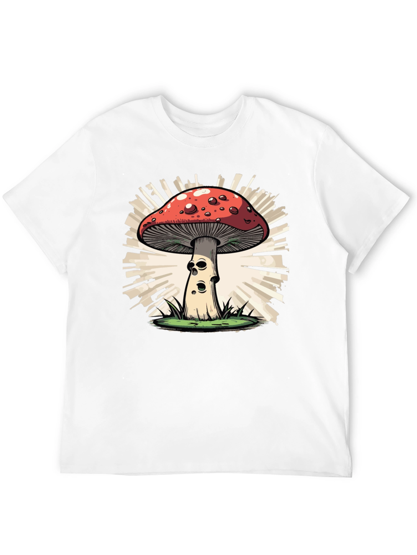 Mushroom Graphic Print Tee