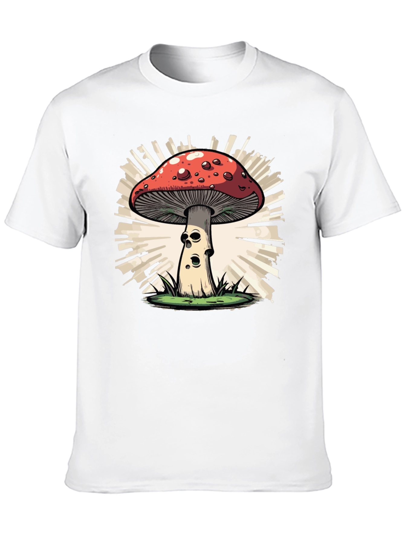Mushroom Graphic Print Tee