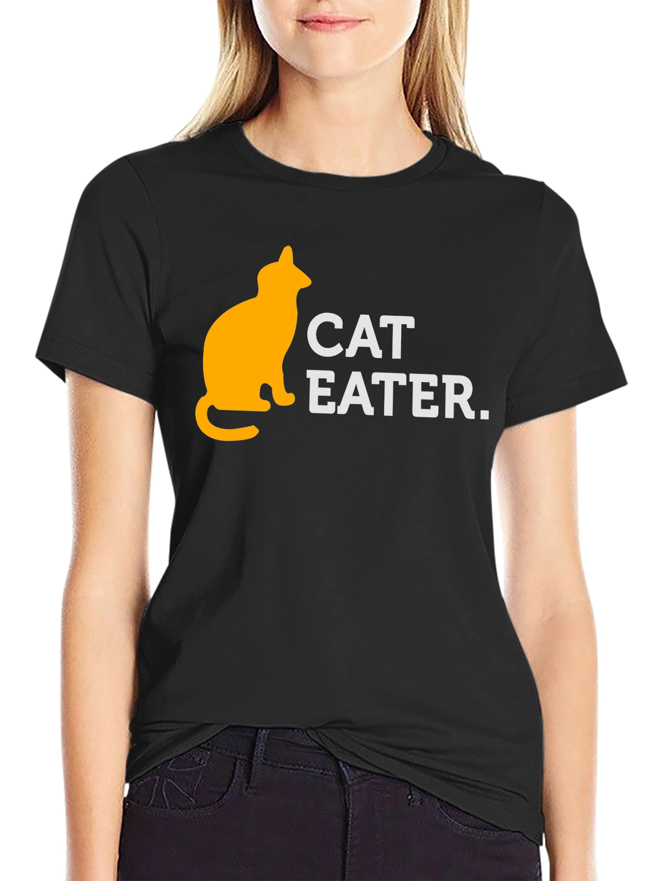 Cat Eater T-Shirt - Humorous Graphic Tee