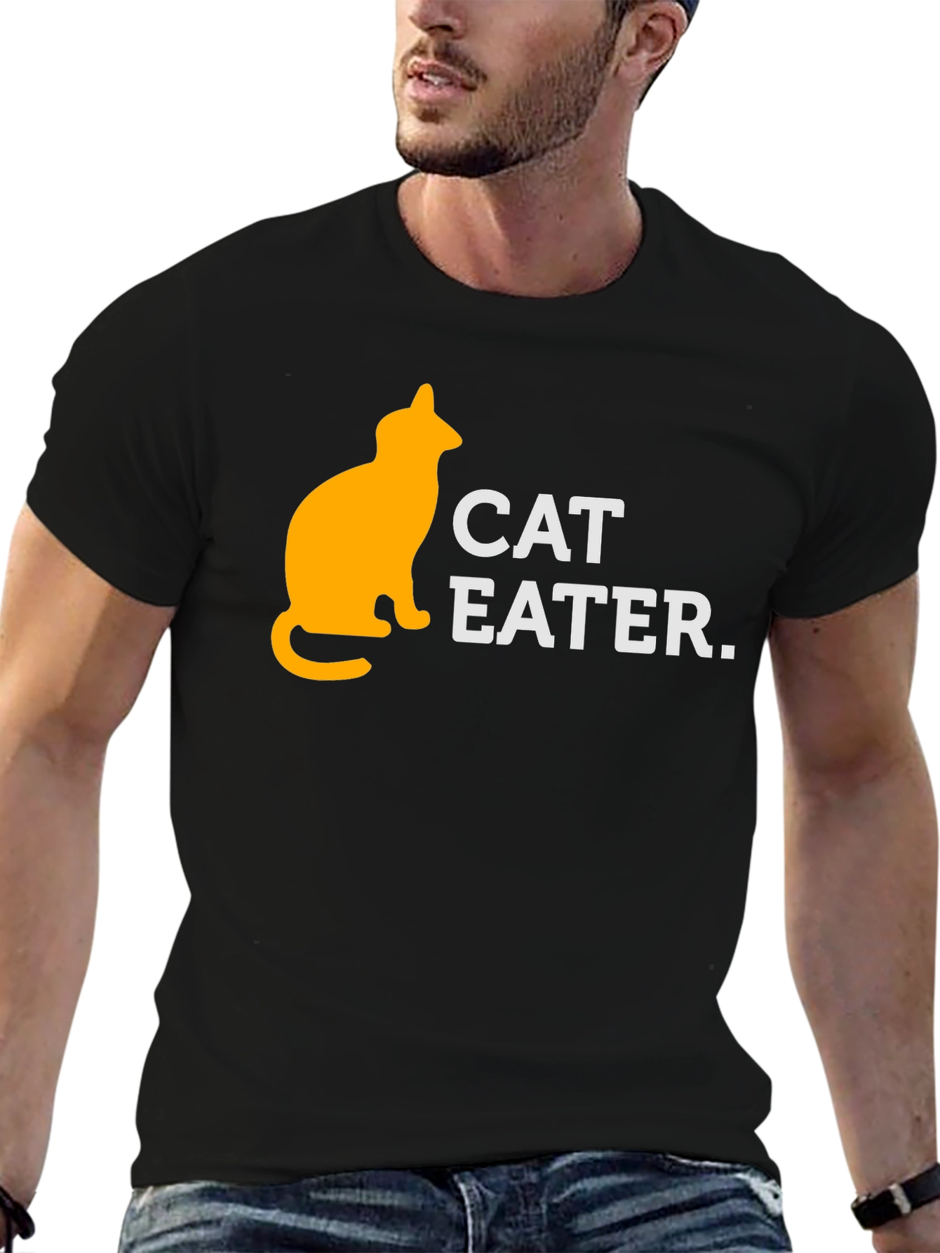 Cat Eater T-Shirt - Humorous Graphic Tee