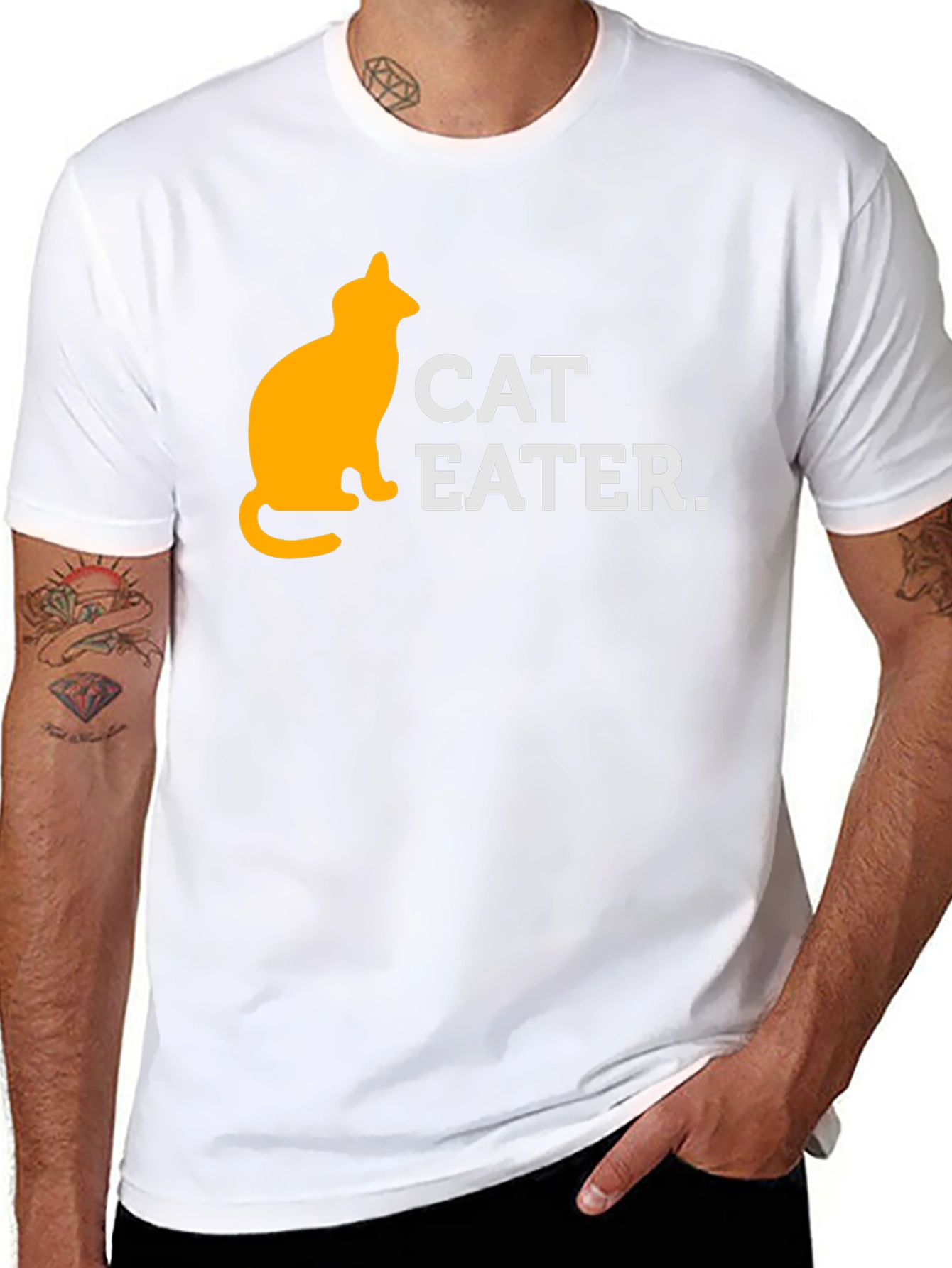 Cat Eater T-Shirt - Humorous Graphic Tee