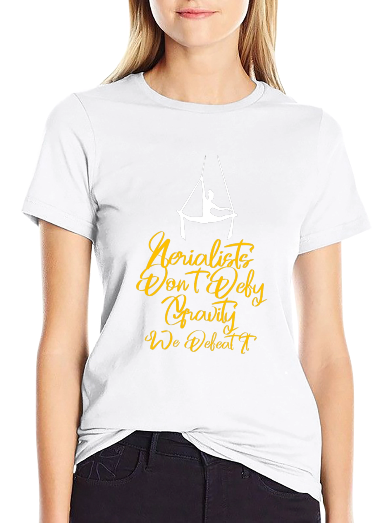 Aerialists Defy Gravity Black T-Shirt